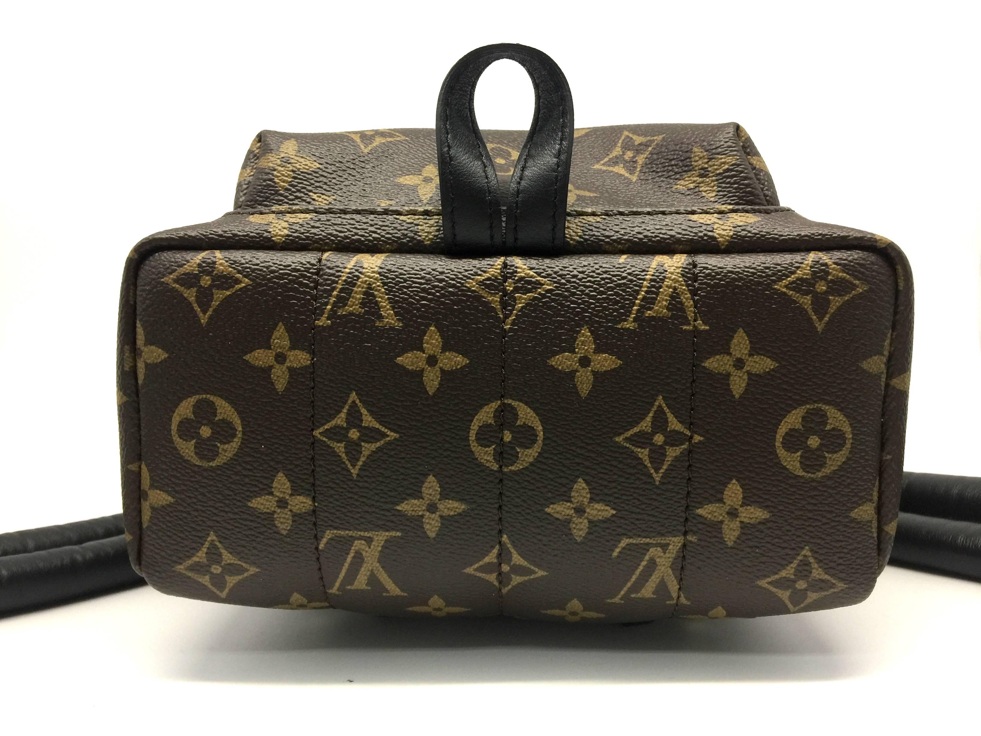 Louis Vuitton Palm Springs PM Monogram Backpack In New Condition In Kowloon, HK