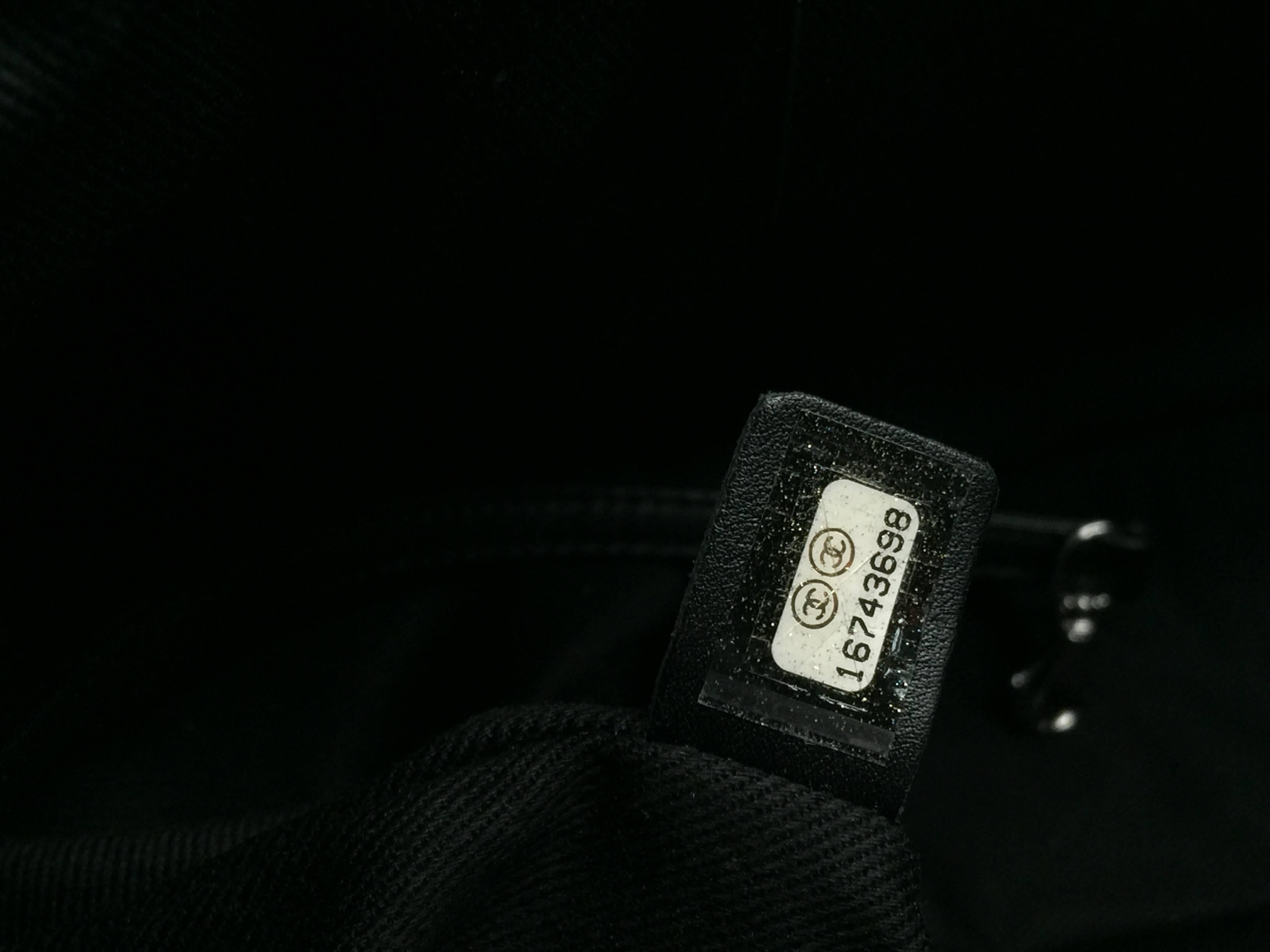 Chanel Black Quilted Calfskin Leather Chain Shoulder Bag 4