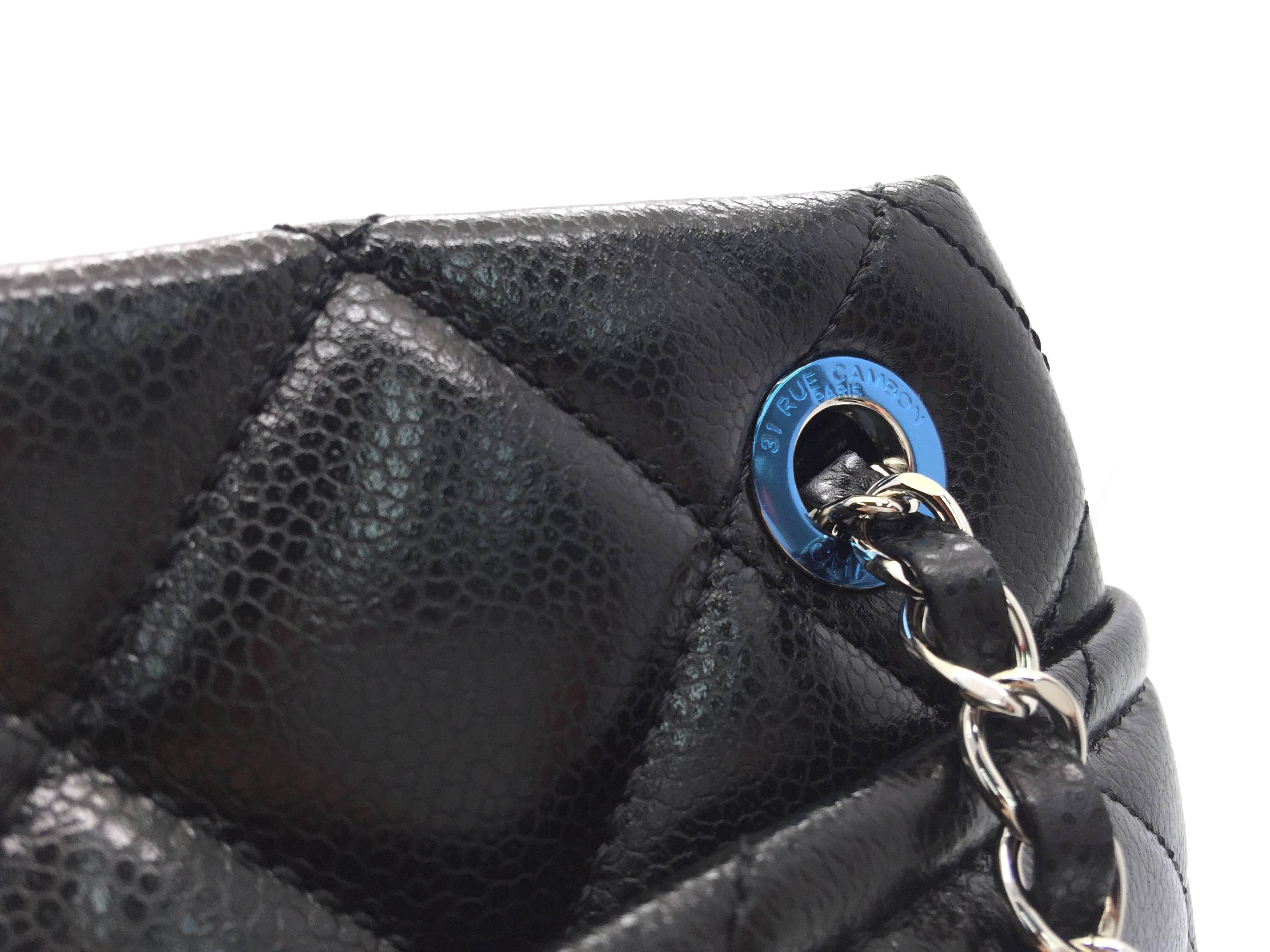 Chanel Black Quilted Calfskin Leather Chain Shoulder Bag 1