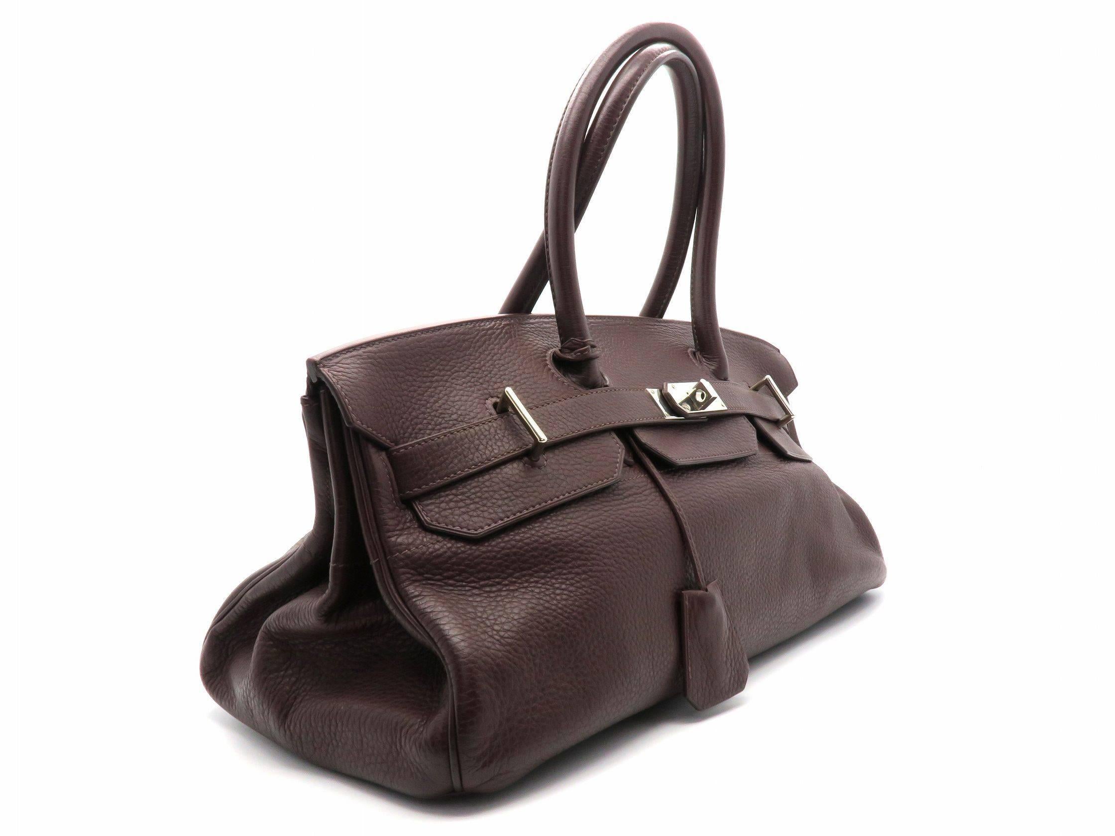 Color: Brown / Terre (designer color) 

Material: Clemence Leather 

Condition: Rank B
Overall: Fair. Few defects
Surface: Minor Scratches
Corners: Obvious Scratches & Stains
Edges: Minor Scratches
Handles/Straps: Obvious Scratches &