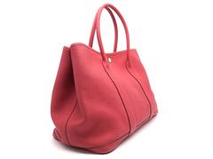 Hermes Garden Party PM Rouge Duchesse Red Negonda Leather Tote Bag