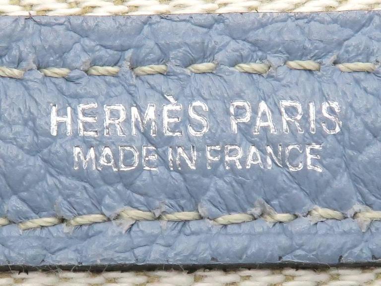 Hermès Garden Party 36 Negonda bleu lin - THE LUXURY CABINET