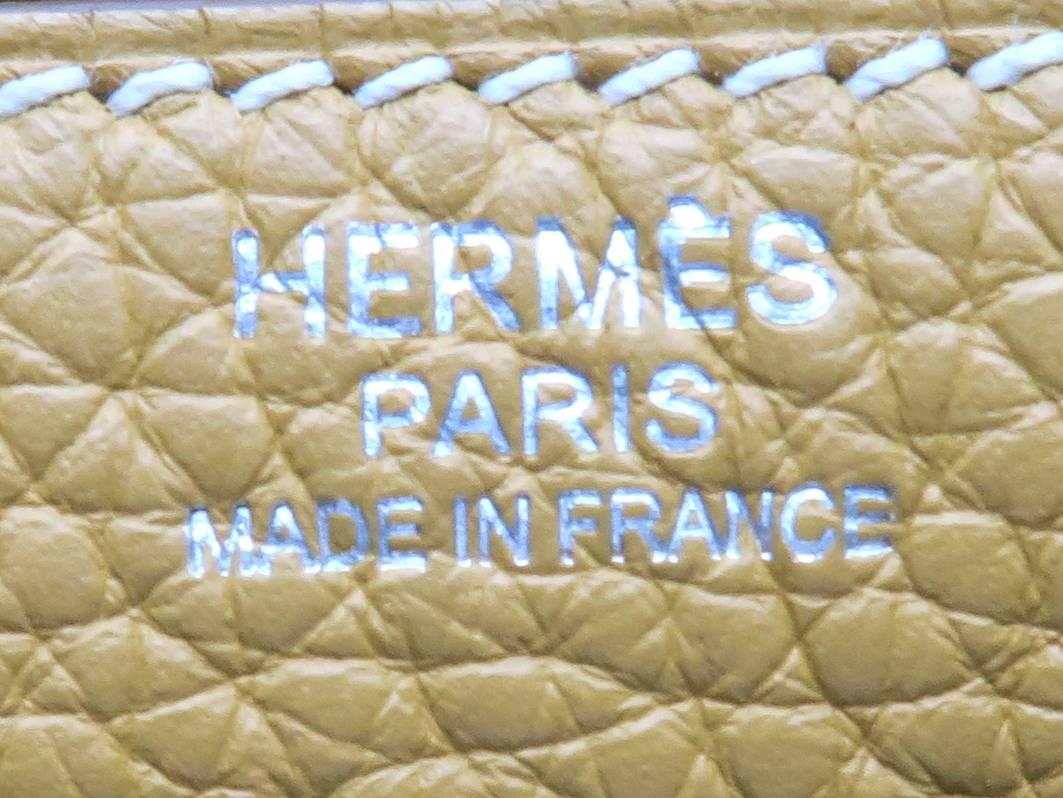 Hermes Lindy 30 Natural Sable Yellow Clemence Leather Shoulder Bag 2