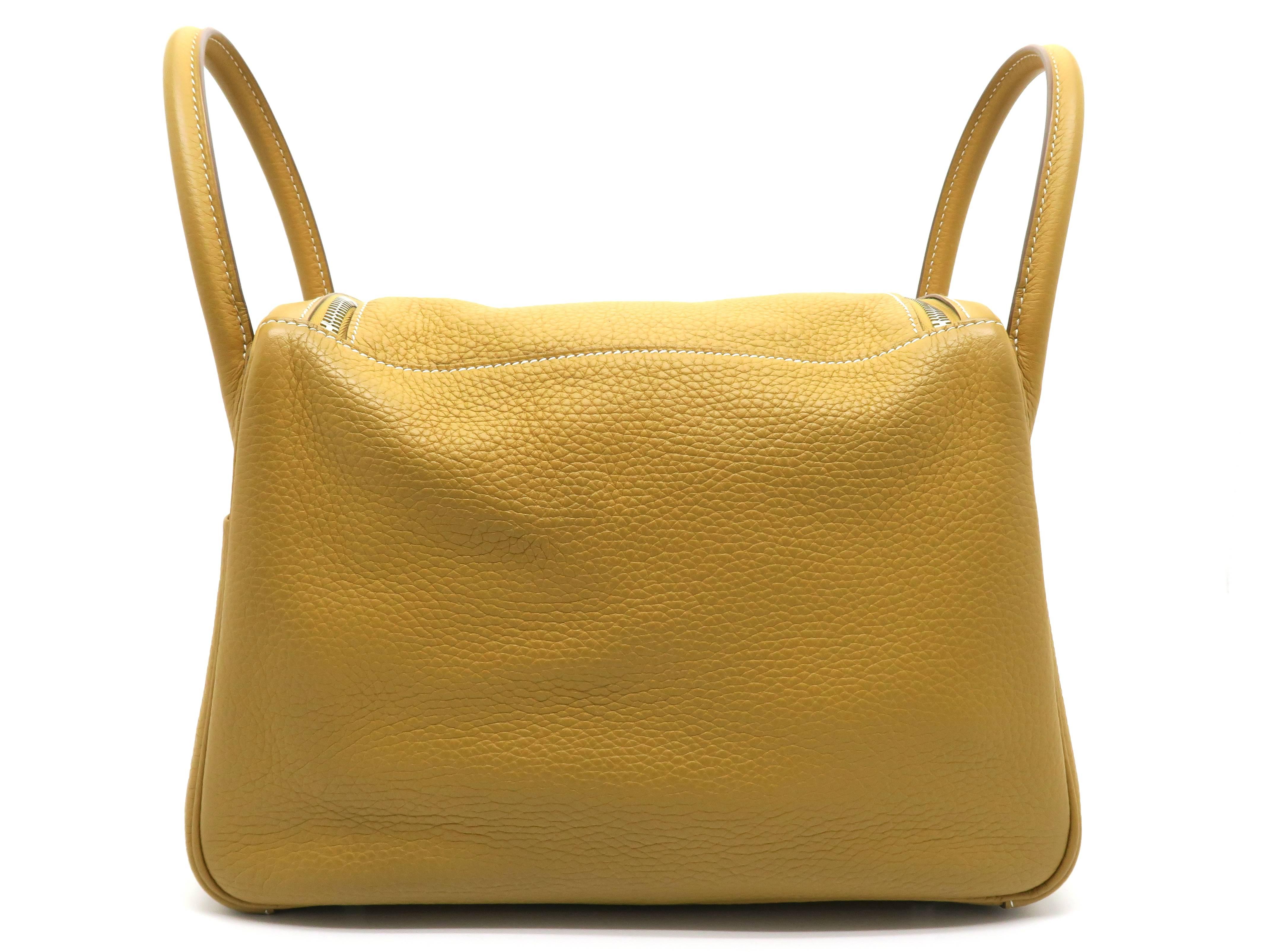 hermes lindy yellow