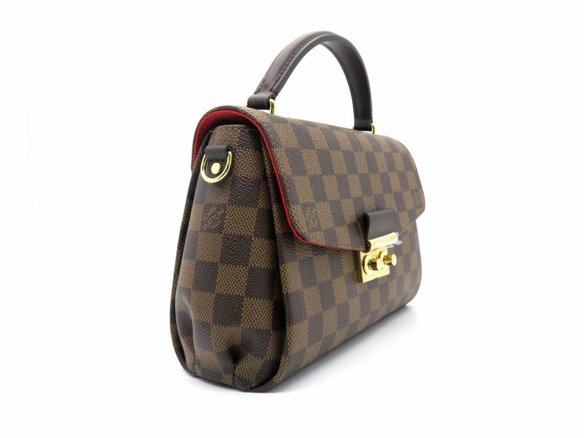 Color: Brown 

Material: Damier Ebene Canvas

Condition: Rank N 
Overall: Brand New 
Surface: Good
Corners: Good
Edges: Good
Handles/Straps: Good
Hardware: Good

Dimension: W23 × H16 × D8cm（W9.0" × H6.2" ×
