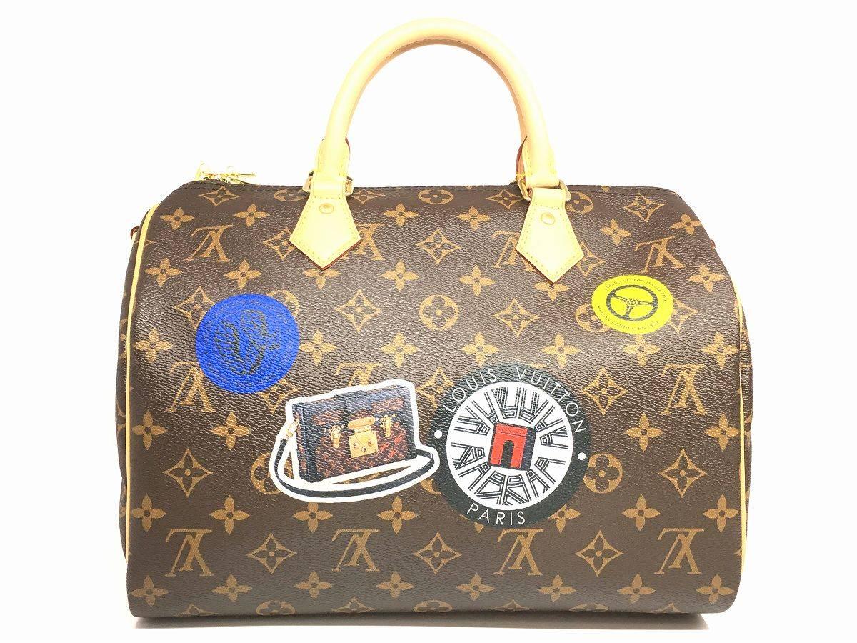 Louis Vuitton Speedy 30 Brown Monogram Canvas Top Handle Bag In New Condition In Kowloon, HK