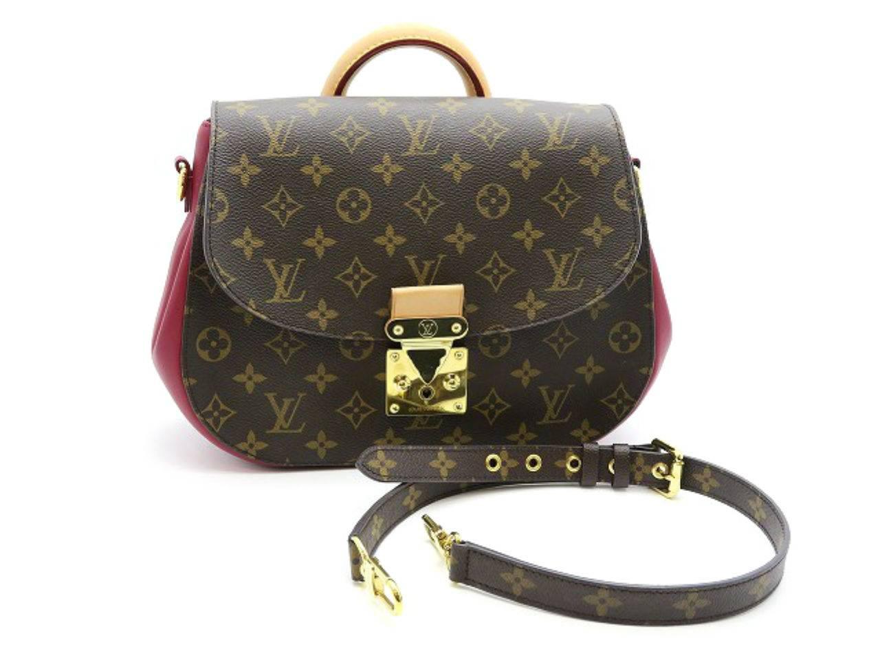 Louis Vuitton Eden MM Brown Monogram Canvas Satchel Bag 1