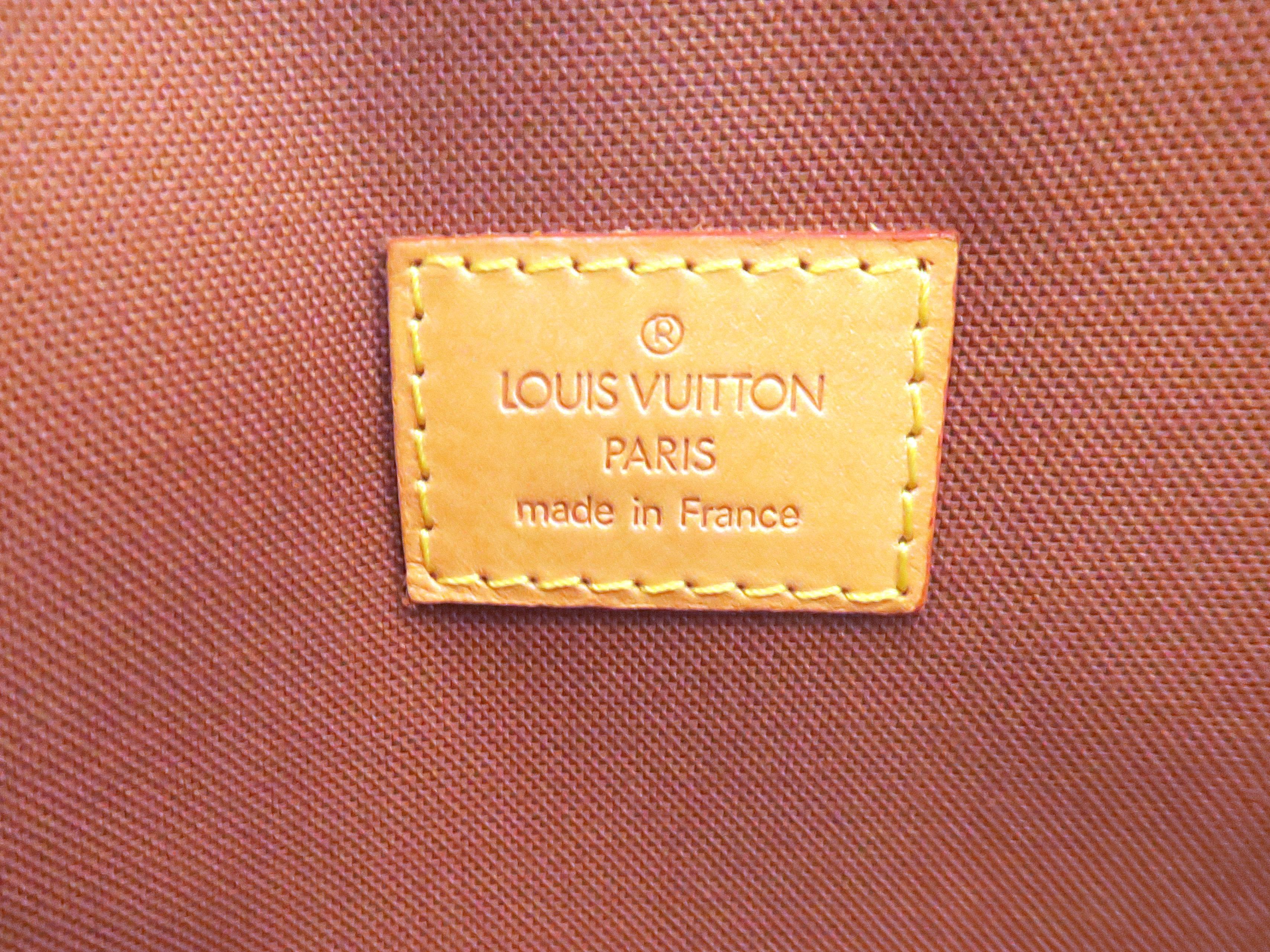 Louis Vuitton Lockit Horizontal Brown Monogram Canvas Tote Bag 5