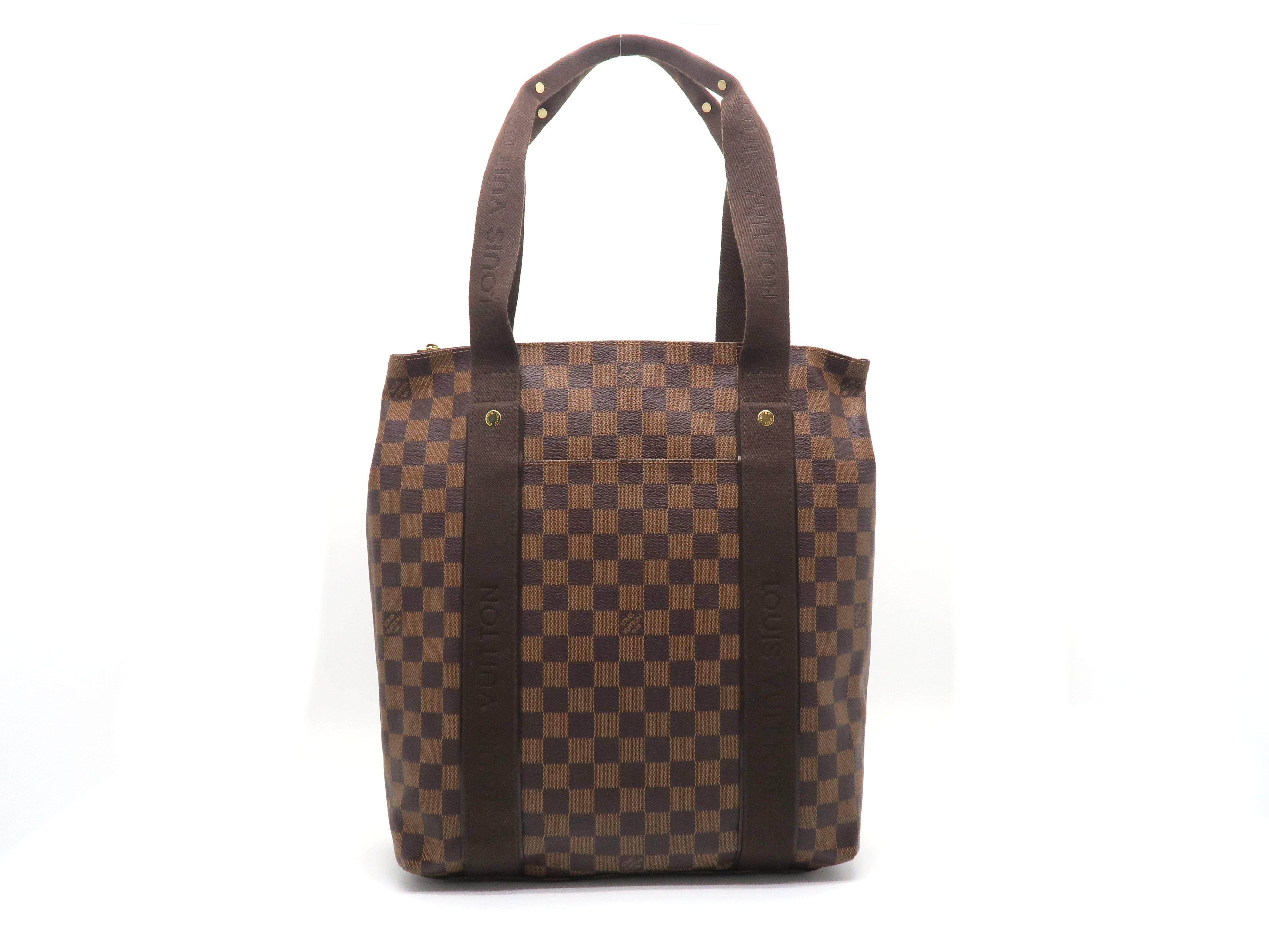 Black Louis Vuitton Beaubourg Brown Damier Tote Bag For Sale
