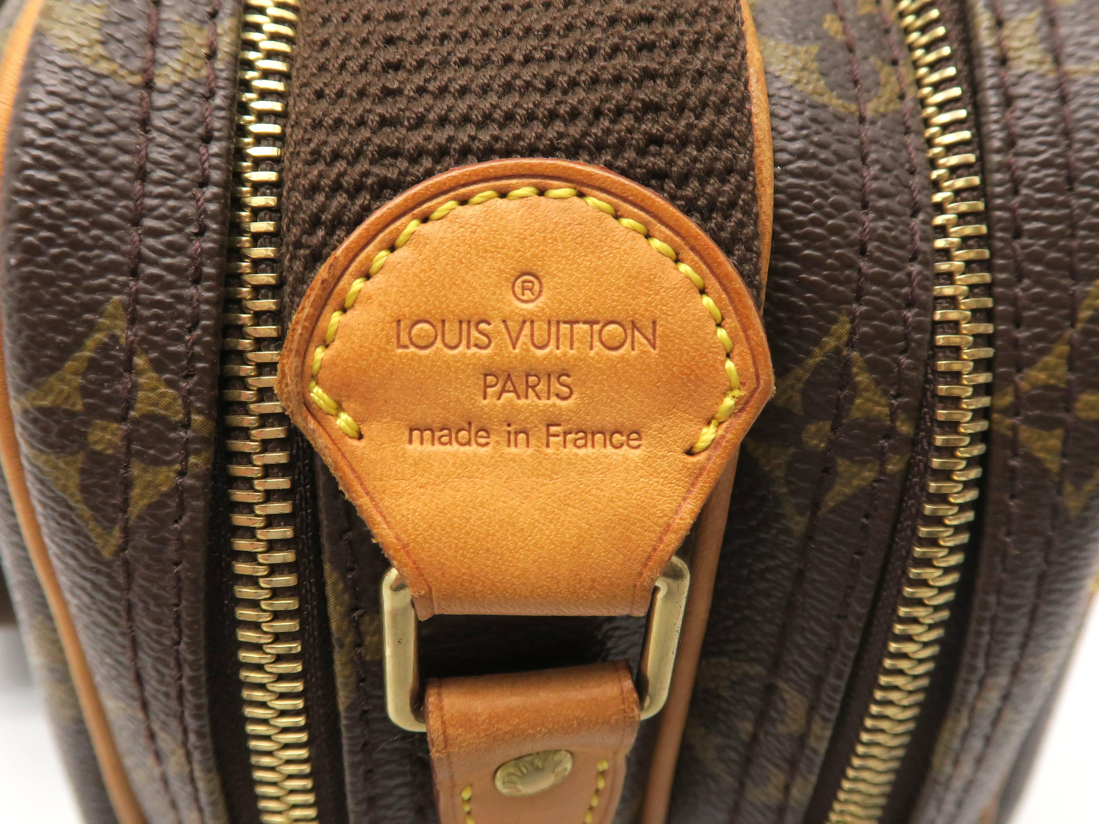 Louis Vuitton Reporter Brown Monogram Canvas Shoulder Bag 3