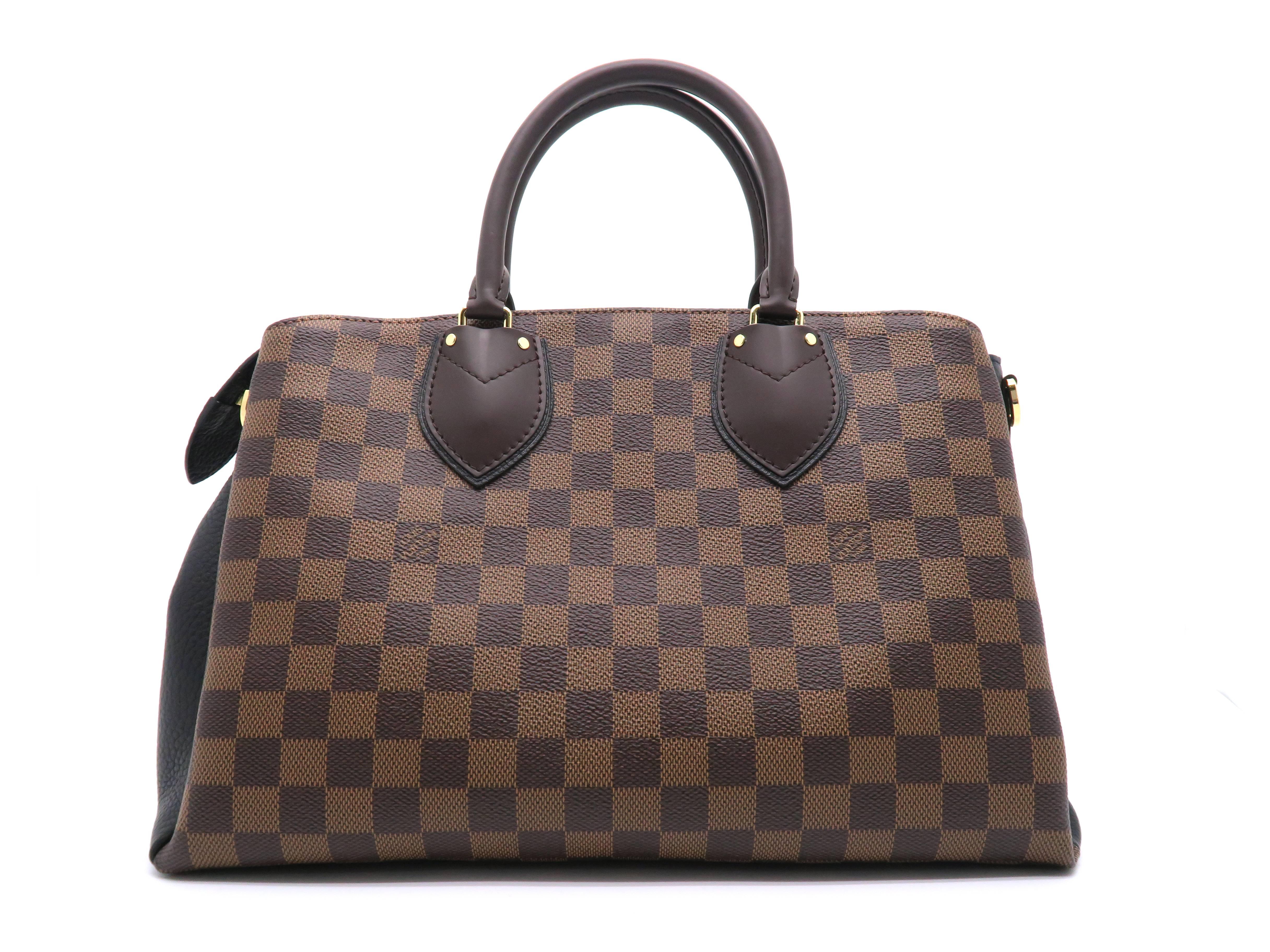 Gray Louis Vuitton Normandy Brown Damier Satchel Bag N41487 LV