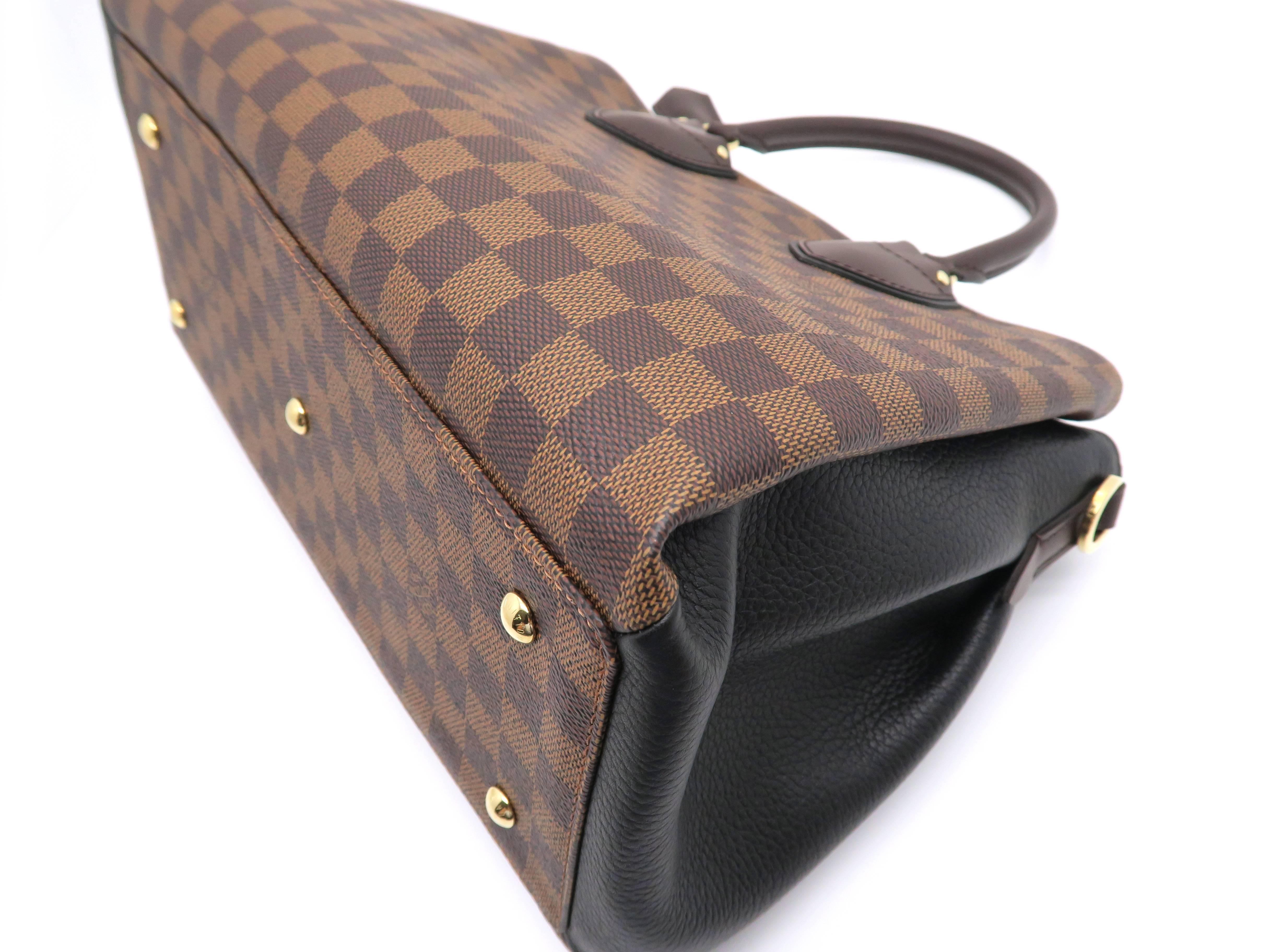 Louis Vuitton Normandy Brown Damier Satchel Bag N41487 LV In New Condition In Kowloon, HK