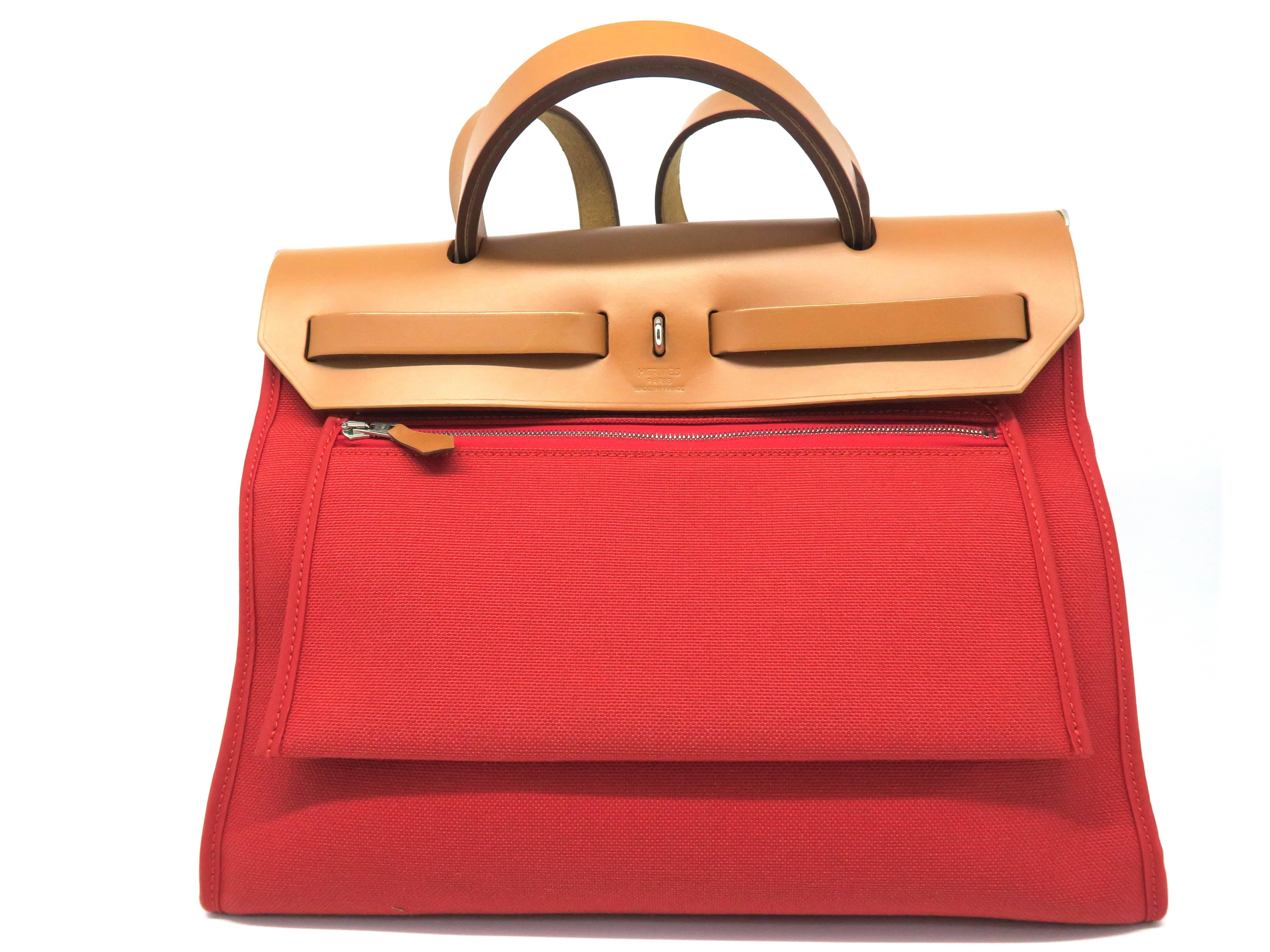 red satchel bag