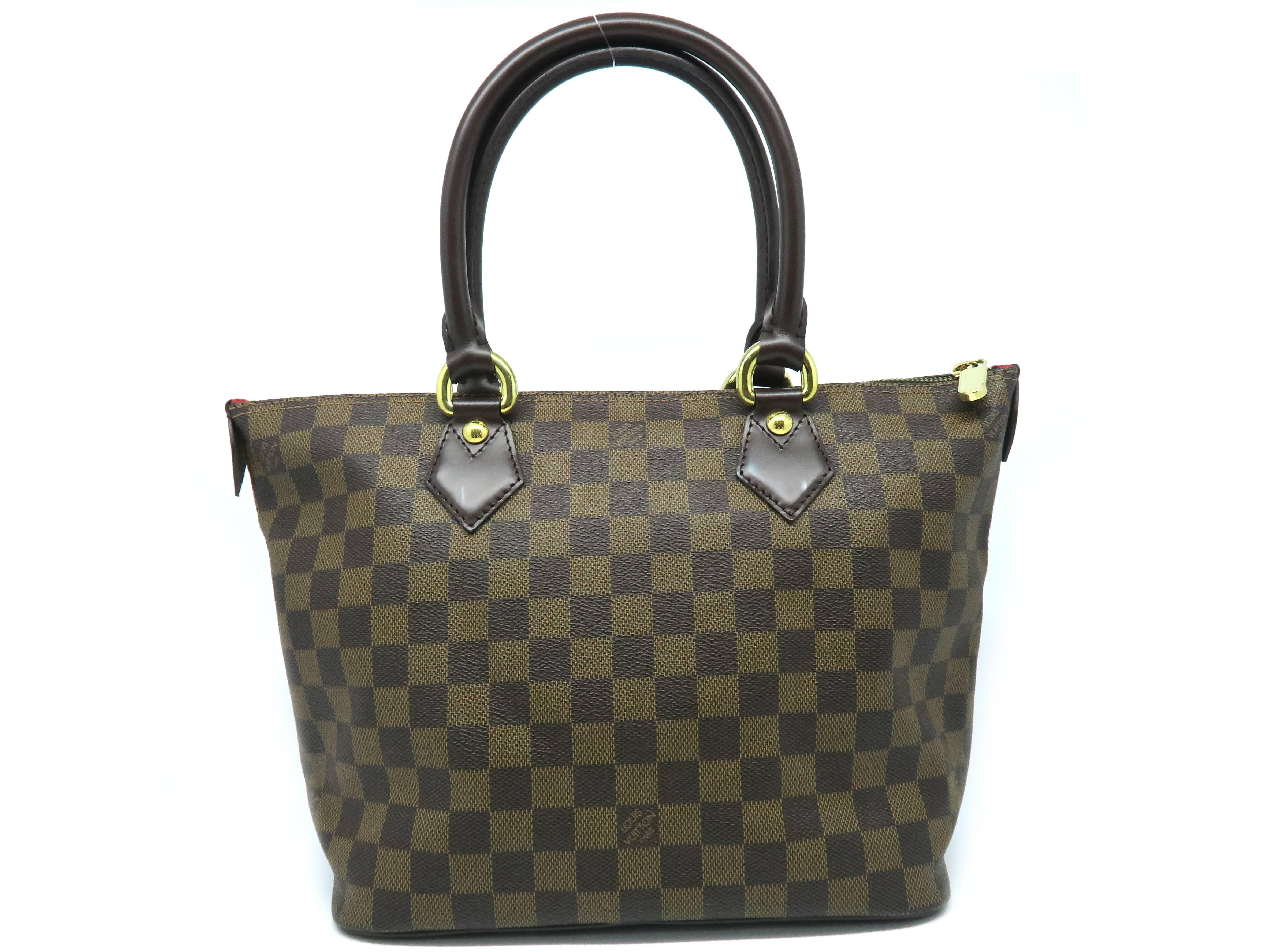 Gray Louis Vuitton Saleya PM Brown Damier Tote Bag