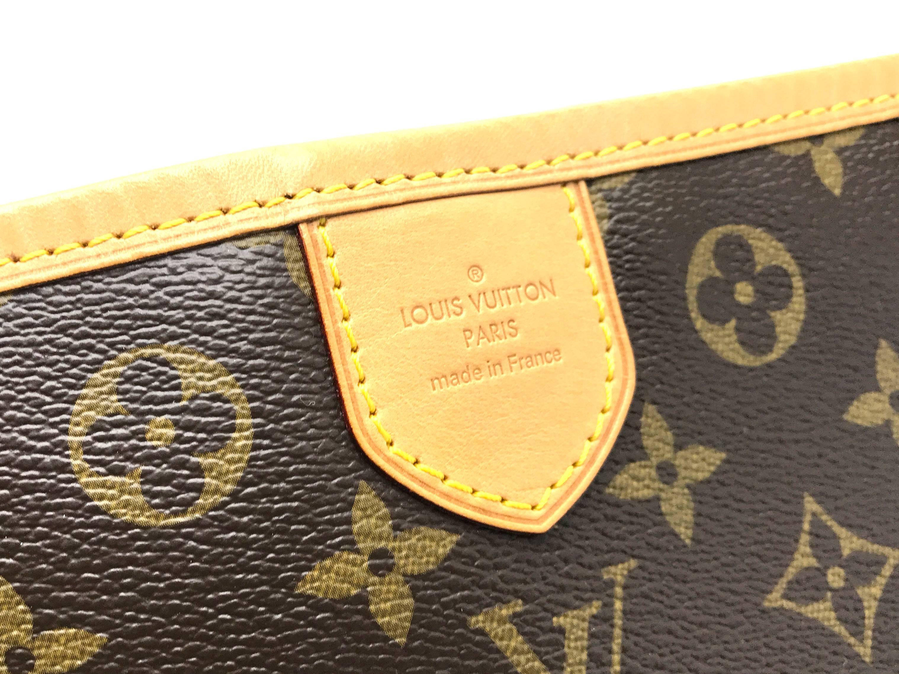 Louis Vuitton Delightful PM Brown Monogram Canvas Shoulder Bag 3