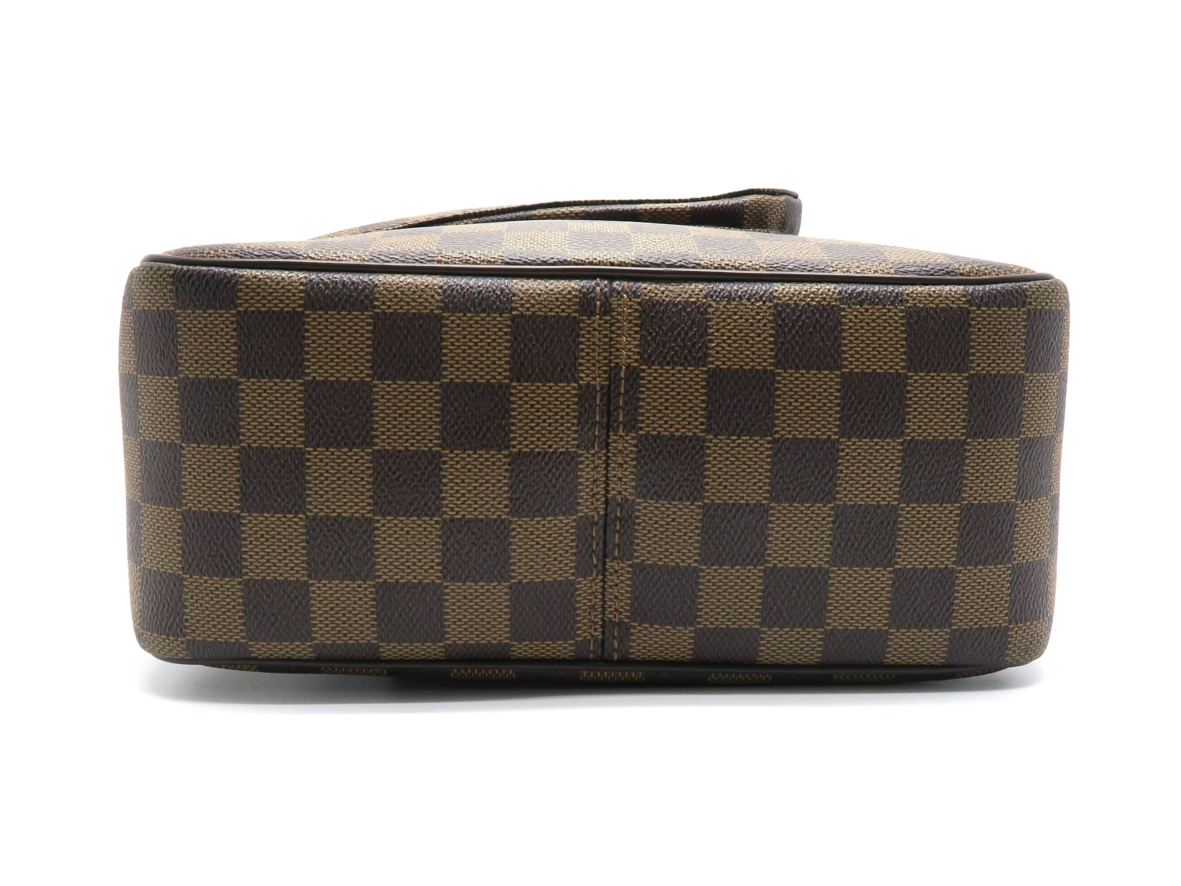Louis Vuitton Olav MM Brown Damier Shoulder Bag In Excellent Condition In Kowloon, HK