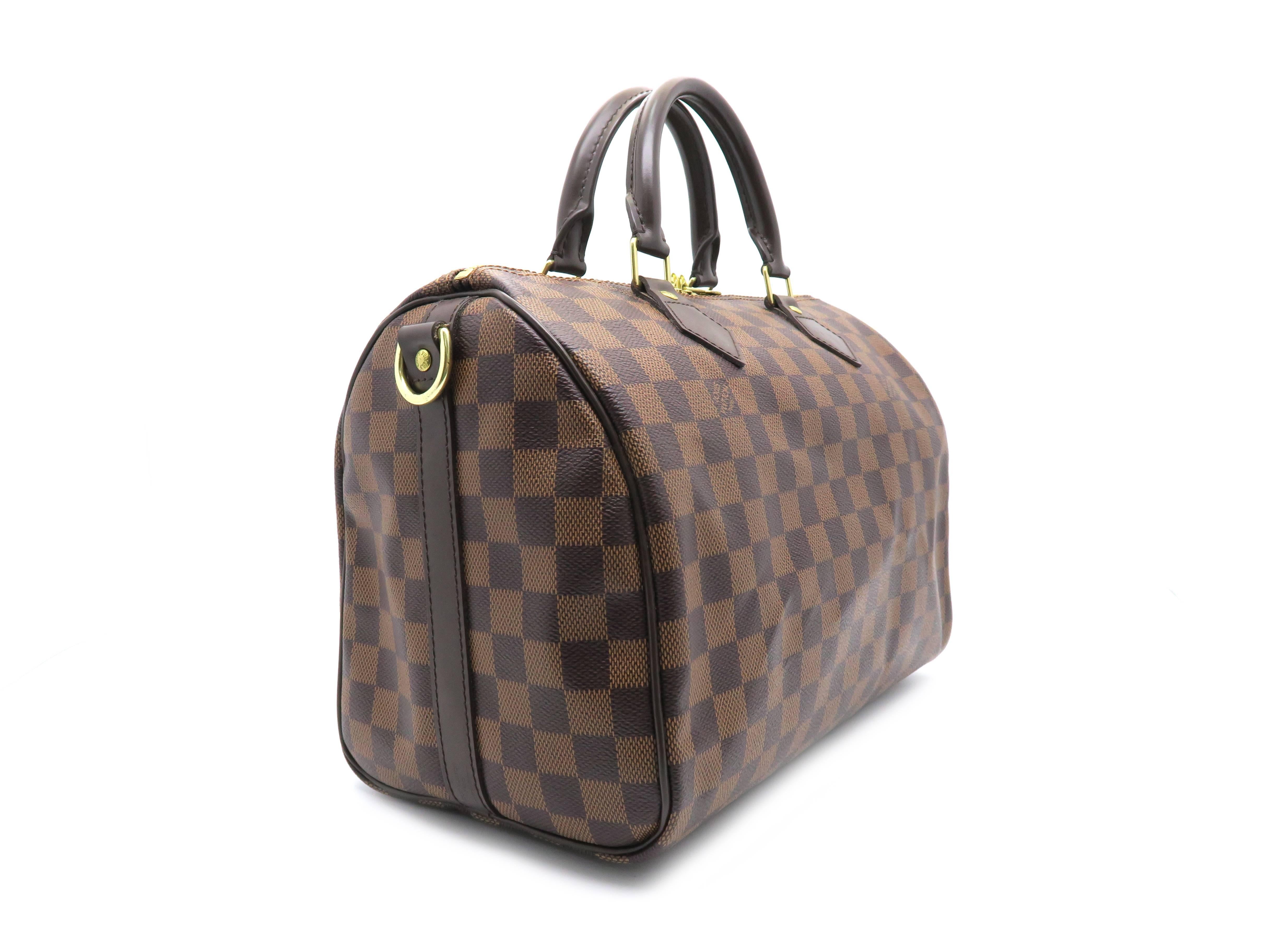 Color: Brown

Material: Damier

Condition: Rank S 
Overall: Almost New
Surface: Good
Corners: Good
Edges: Good
Handles/Straps: Good
Hardware: Good

Dimension: W30 × H21 × D17cm（W11.8" × H8.2" × D6.6"）
Handle:25cm（9.8"）
Shoulder