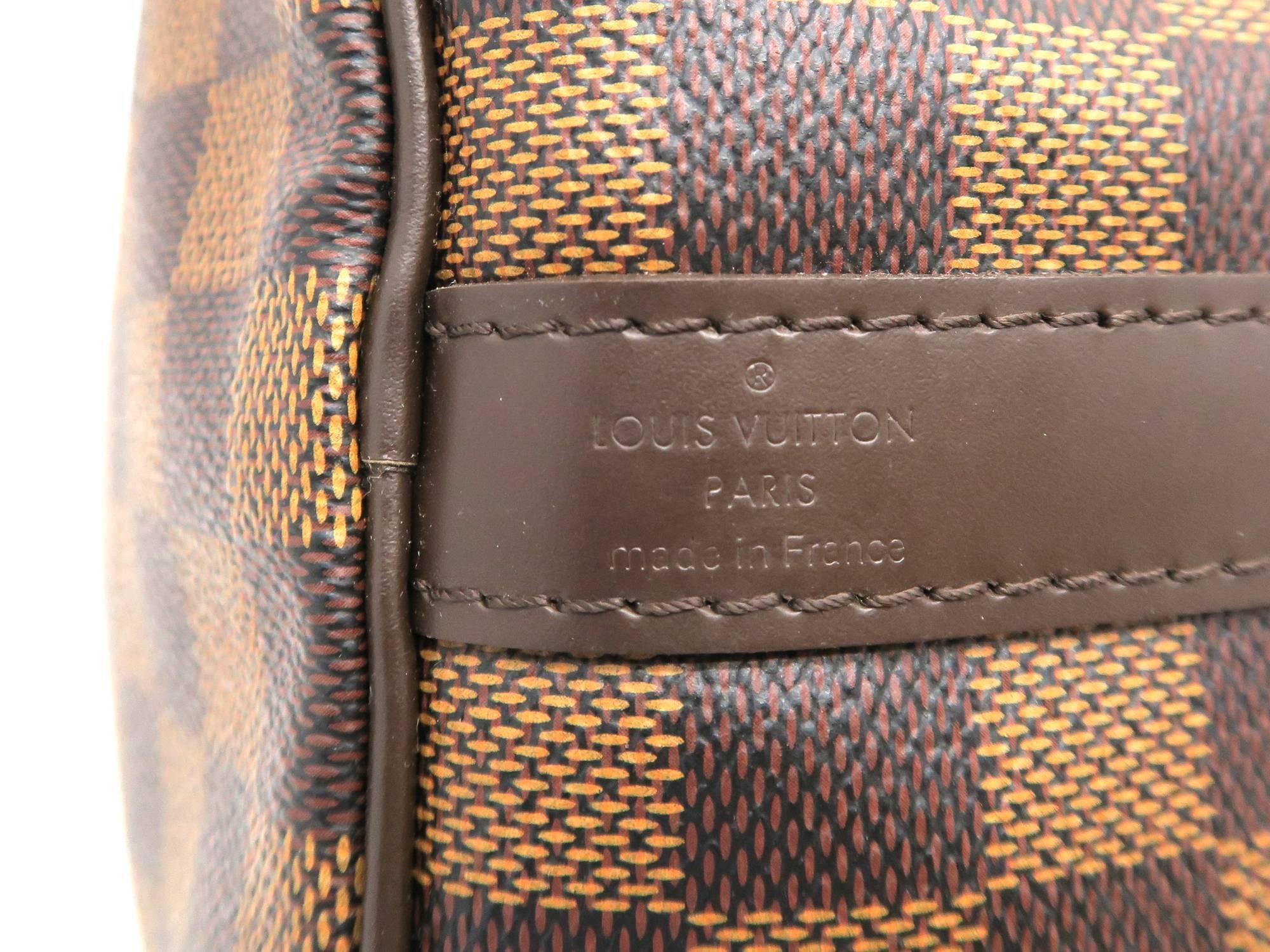 Louis Vuitton Speedy 30 Bandouliere Brown Damier Satchel Bag 3