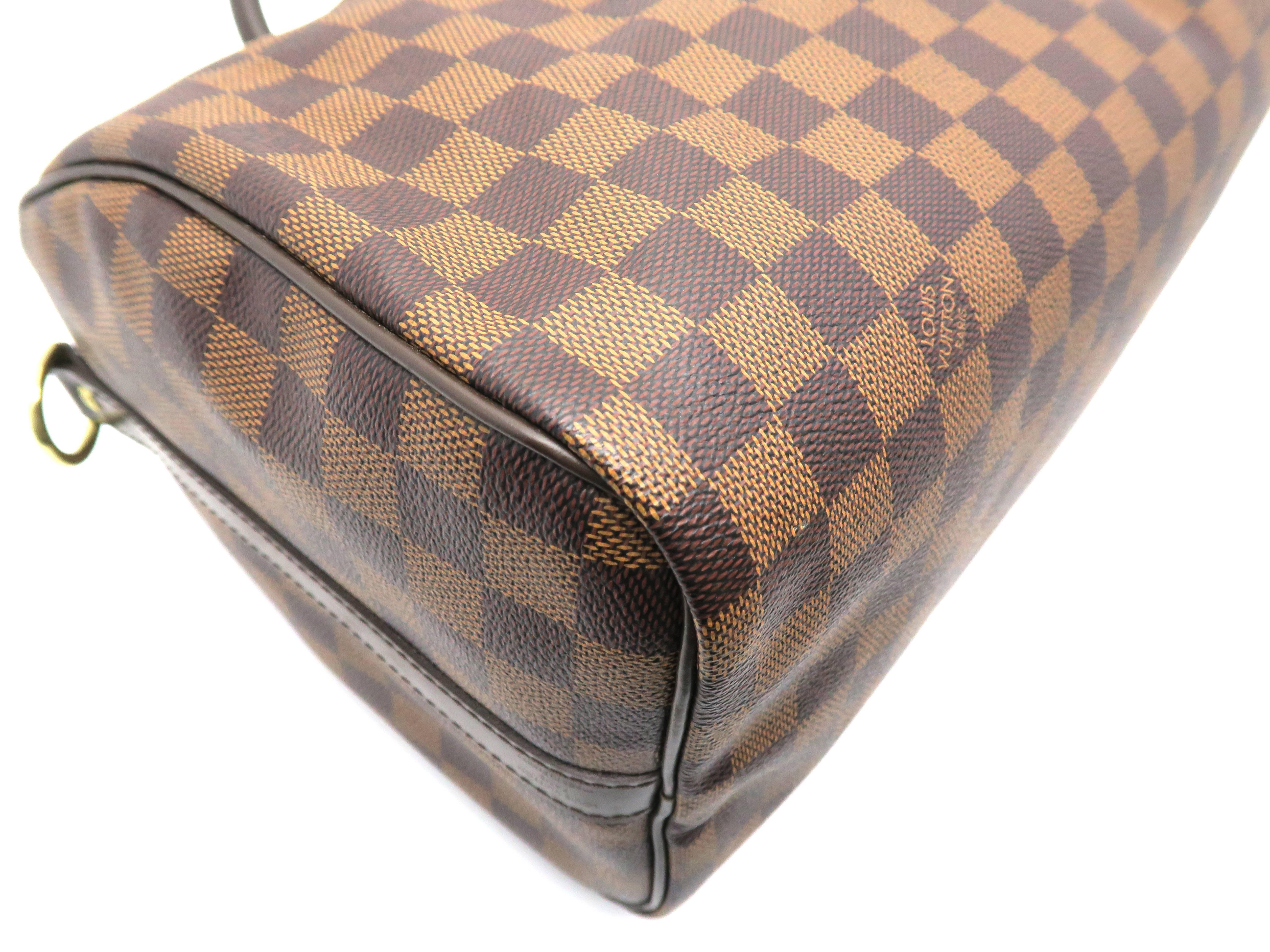 Louis Vuitton Speedy 30 Bandouliere Brown Damier Satchel Bag 1