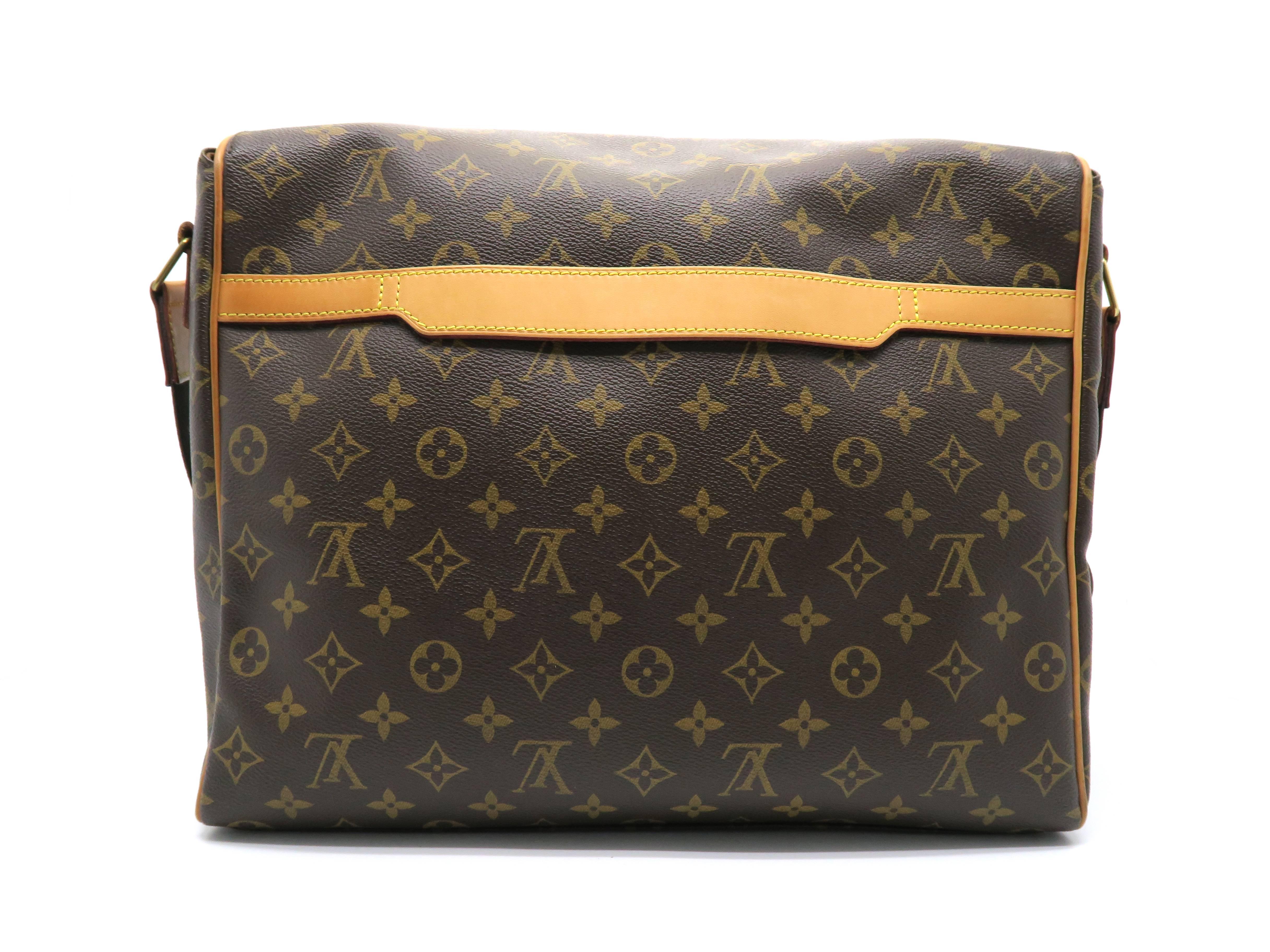 Black Louis Vuitton Abbesses Brown Monogram Canvas Shoulder Bag