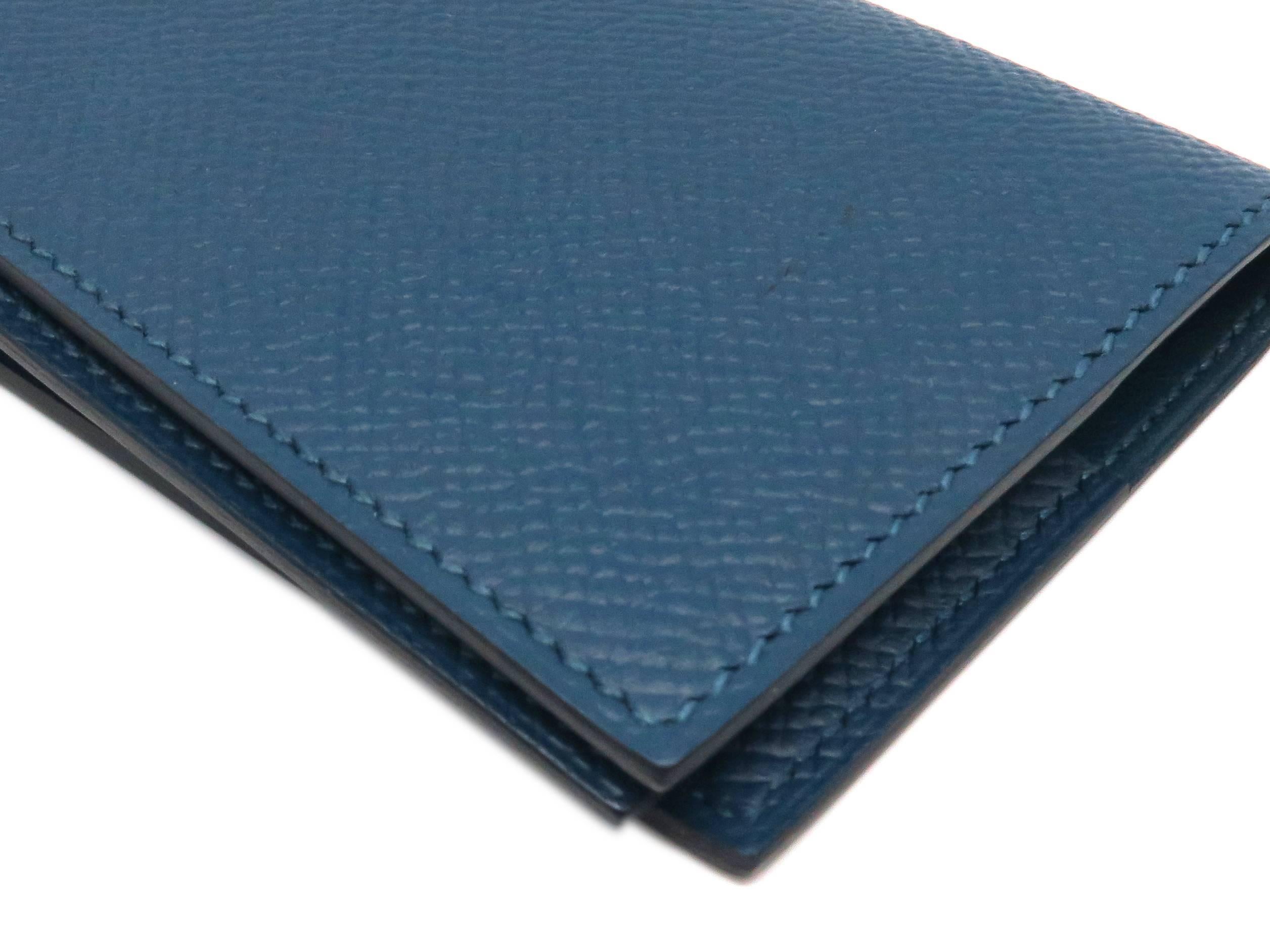 Hermes Guernesey Colvert Veau Epsom Leather Card Case 3