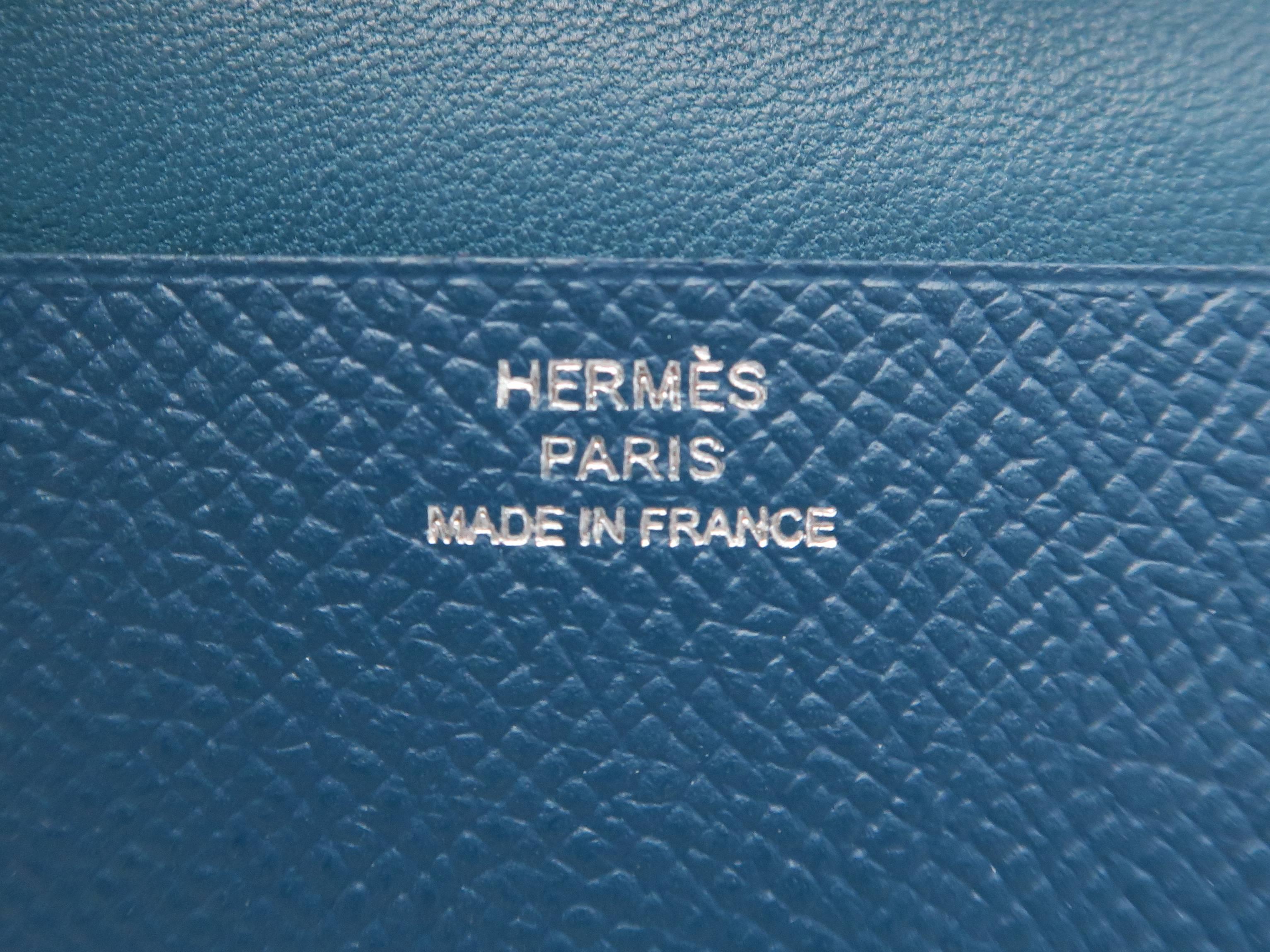 Hermes Guernesey Colvert Veau Epsom Leather Card Case 2