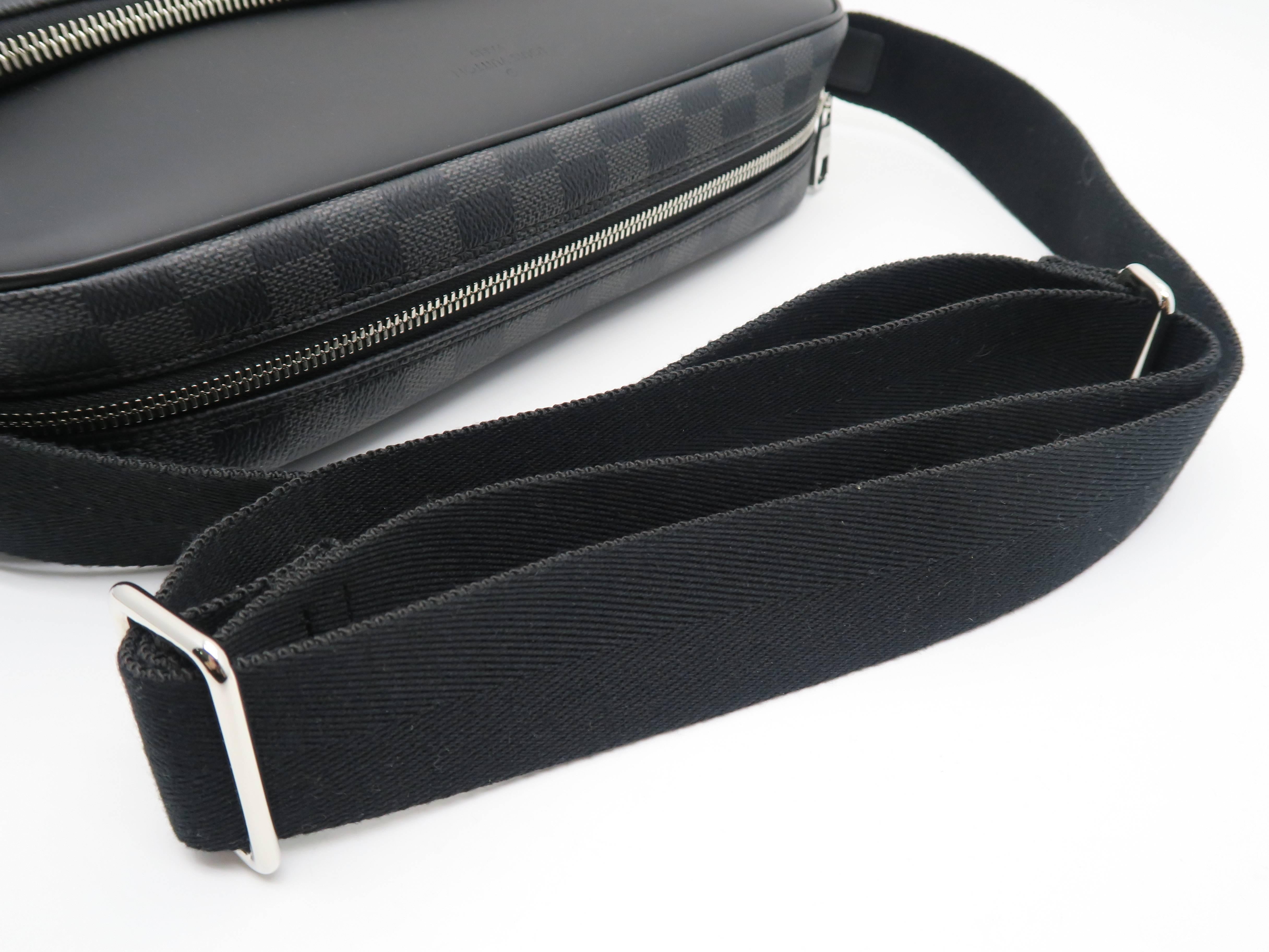Louis Vuitton Dayton Reporter Black Damier Graphite Shoulder Bag 4
