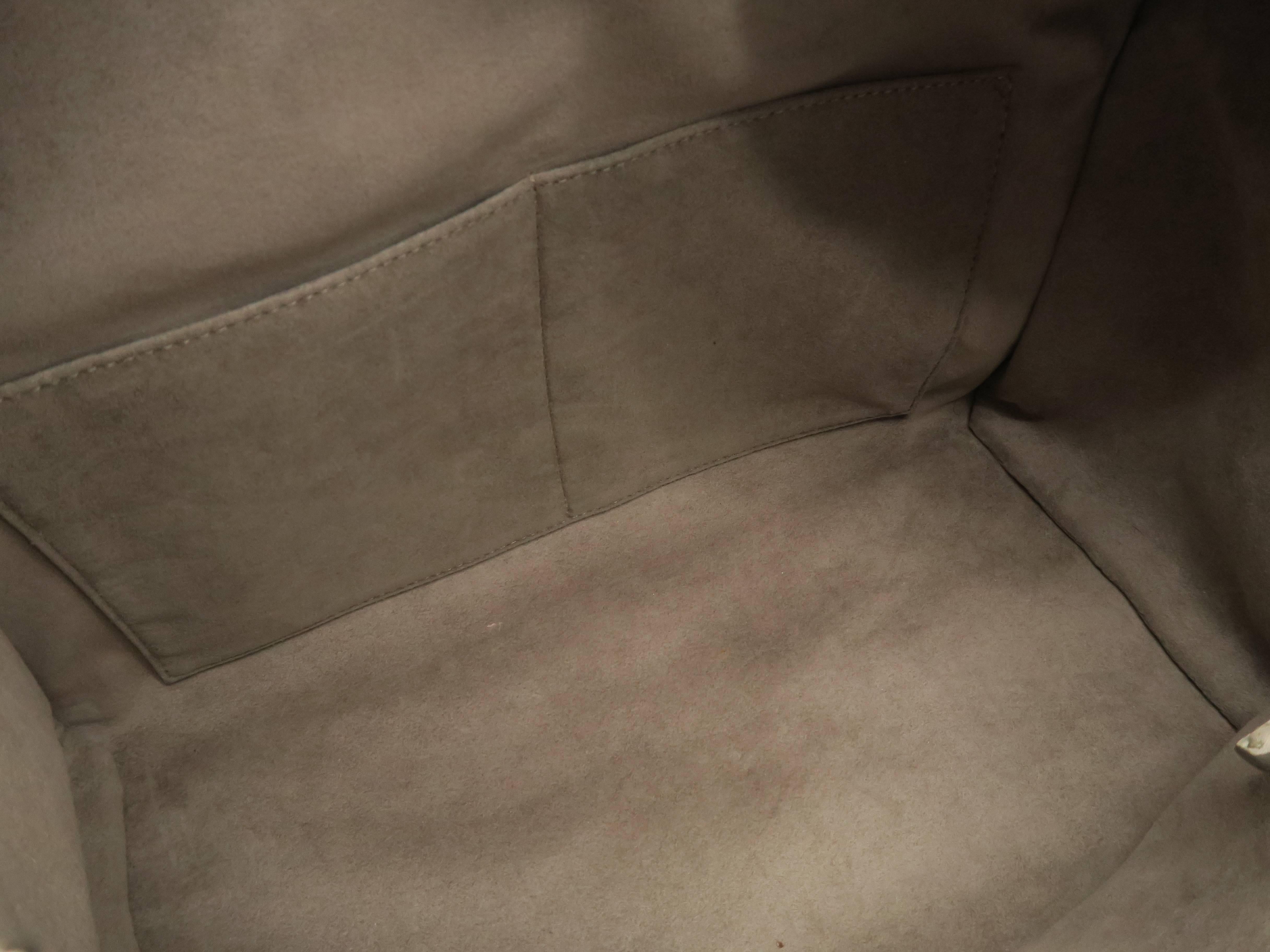 Women's Fendi Lei Beige Calfskin Leather Shoulder Tote Bag