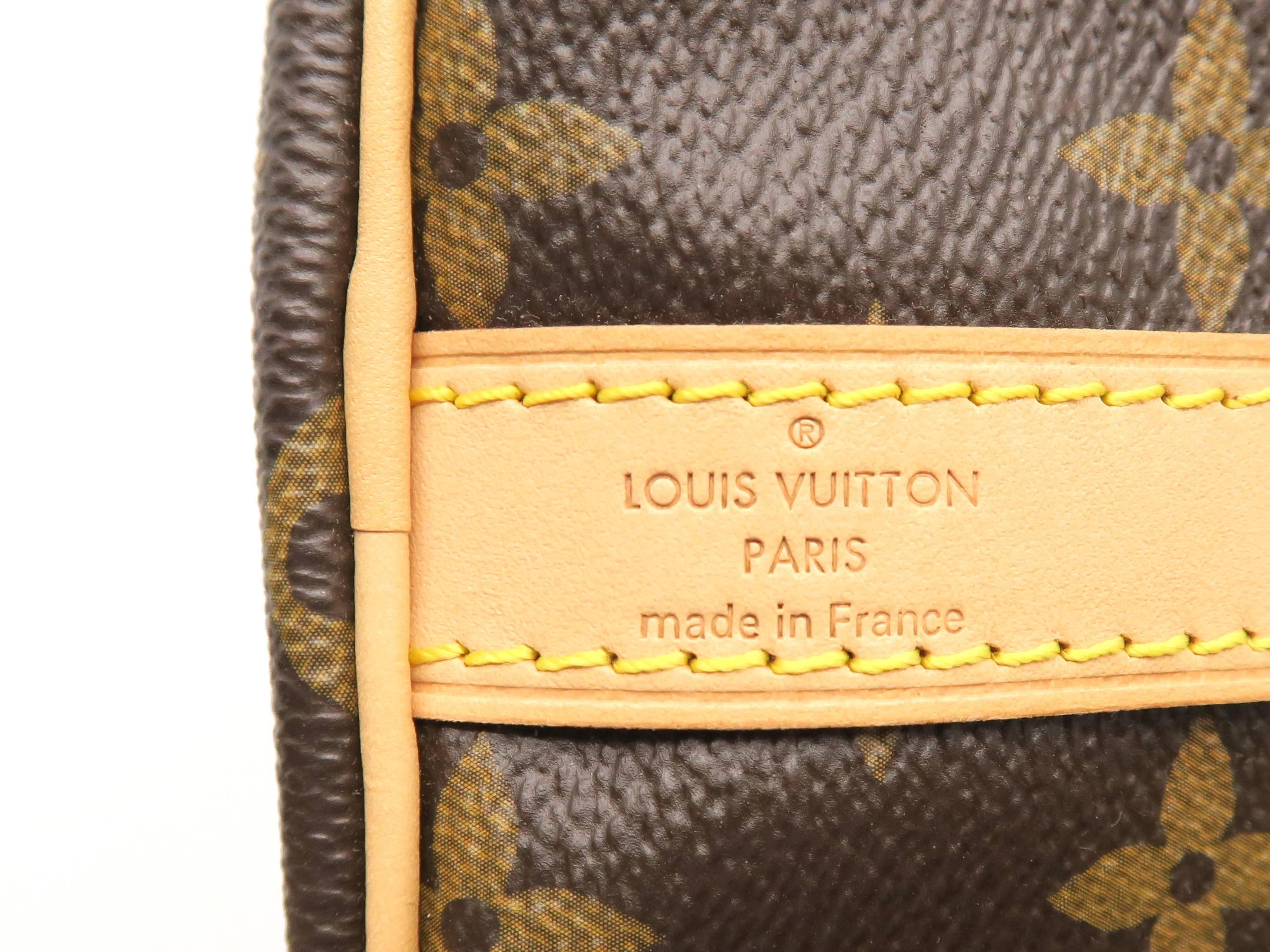 Louis Vuitton Speedy 30 Bandouliere Brown Monogram Canvas Satchel 1