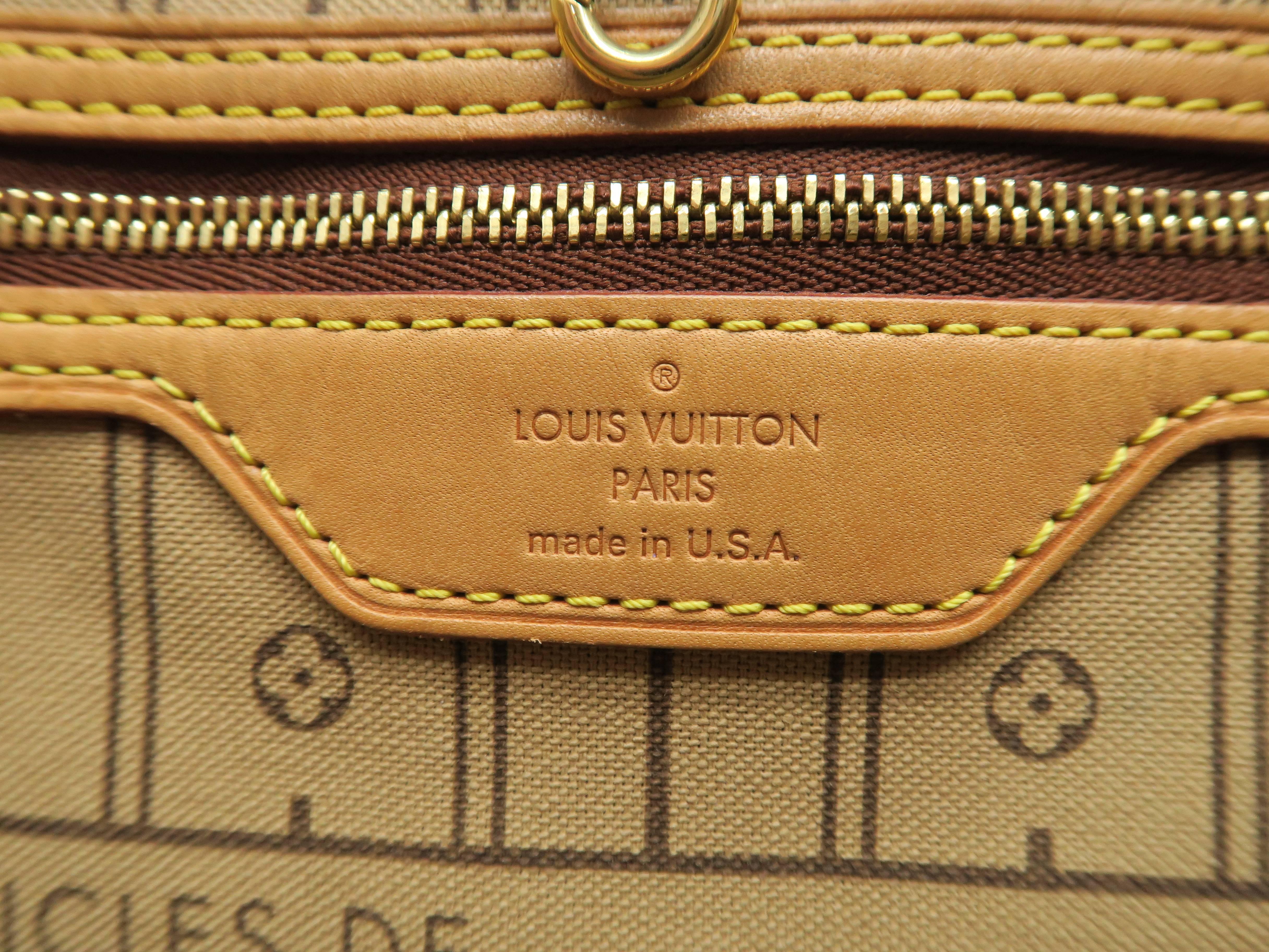 Louis Vuitton Neverfull GM Brown Monogram Canvas Tote Bag 3