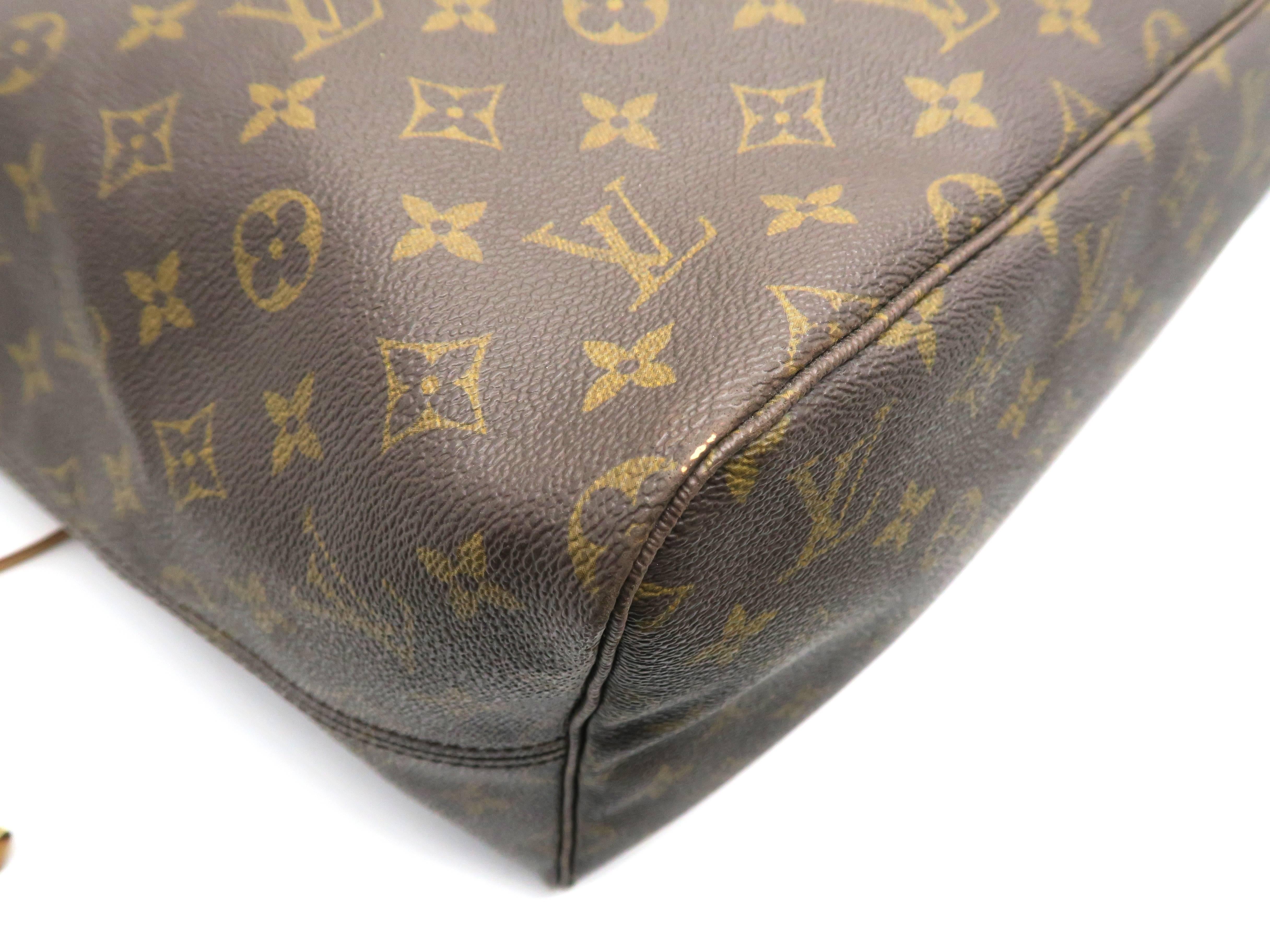 Louis Vuitton Neverfull GM Brown Monogram Canvas Tote Bag 5