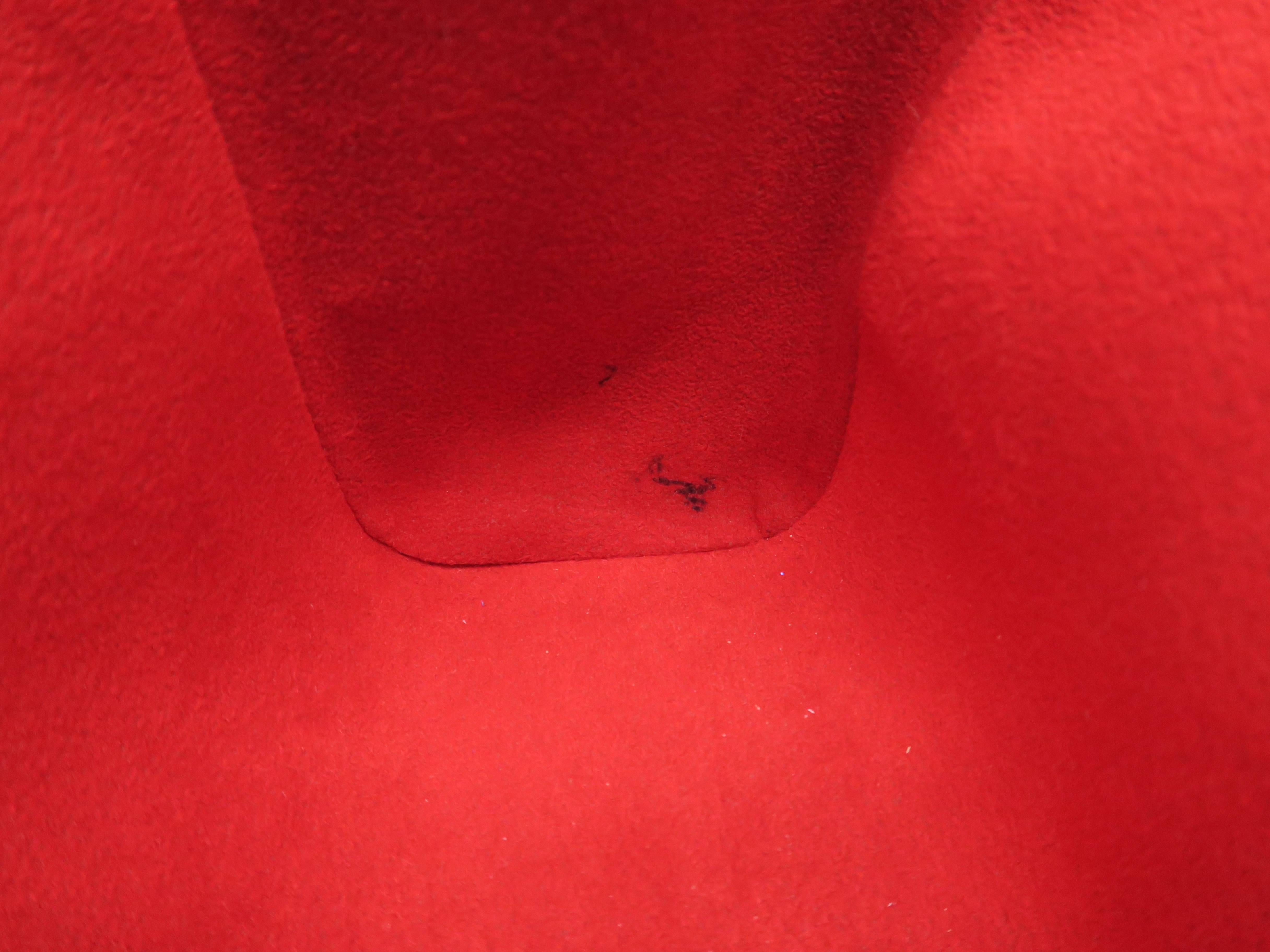 Louis Vuitton Saint-Germain PM Red Monogram Empreinte Chain Shoulder Flap Bag 3