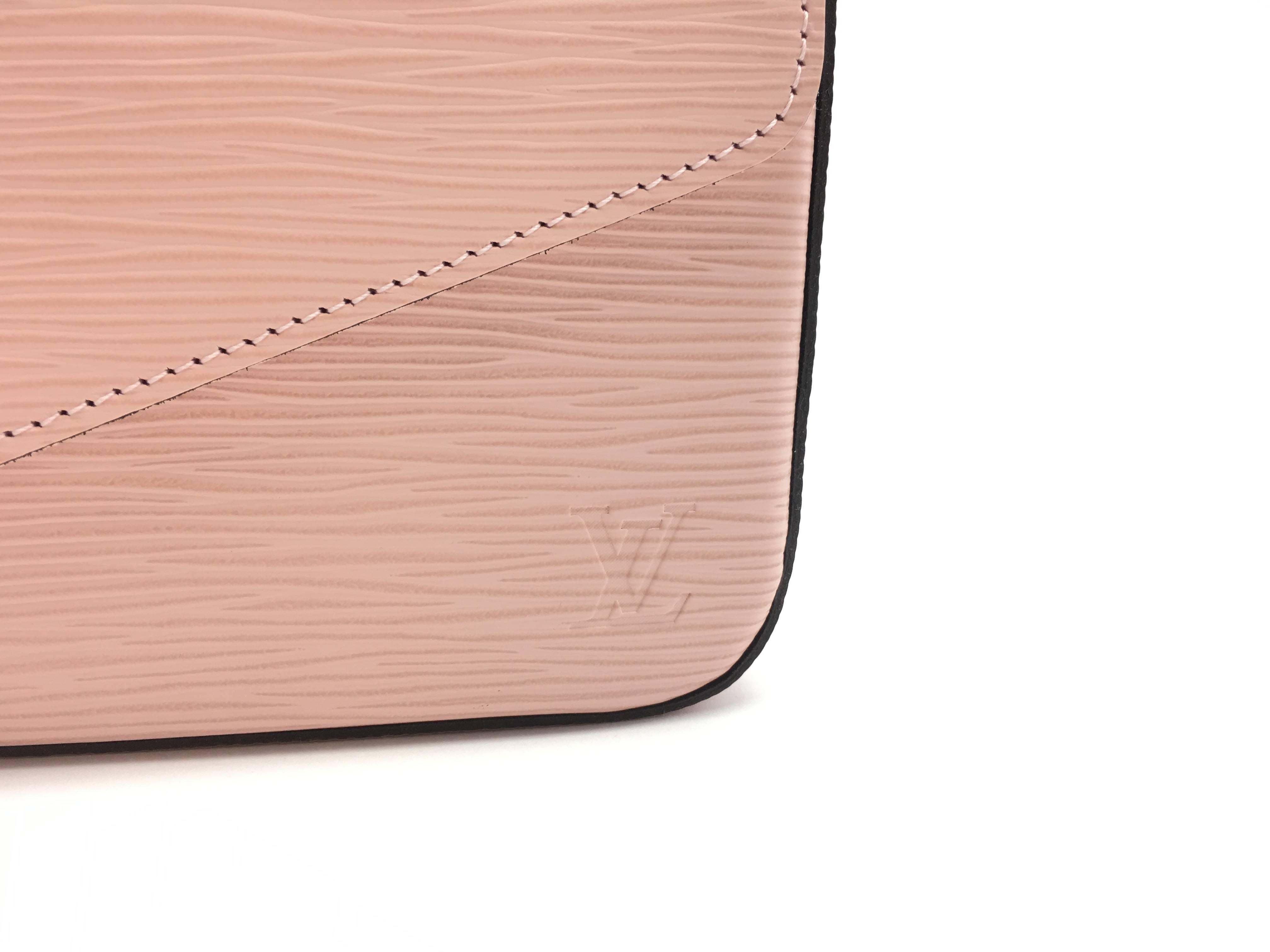 Louis Vuitton Pochette Felicie Pink Epi Crossbody Bag For Sale 1