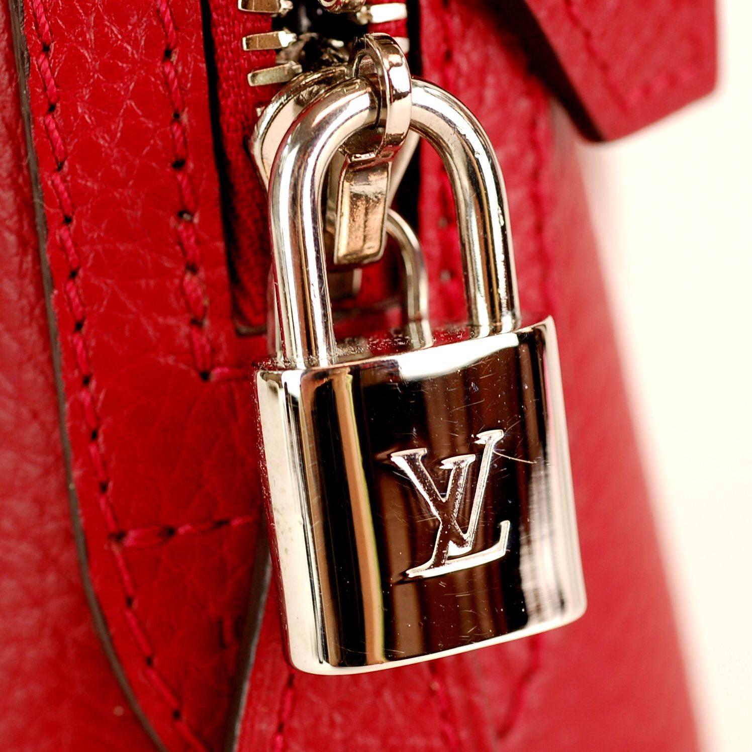 Louis Vuitton Parnassea Kirsch Alma PPM Taurillon Leder-Geldbörse 2
