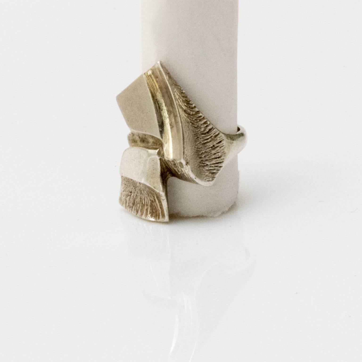 modern silver rings