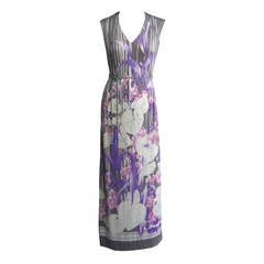 1970s LEONARD Printed Maxi Dress 7