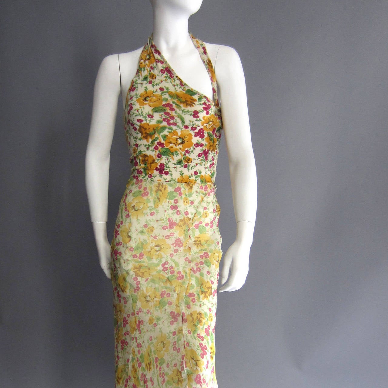 christian dior floral dress