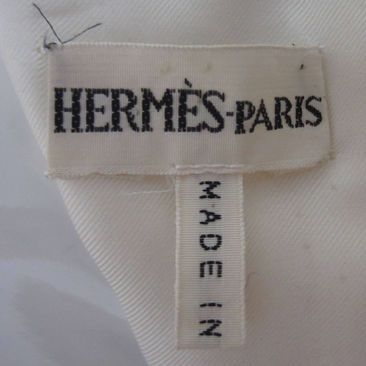HERMES White Leather Shift Dress with Seam Detail In Excellent Condition In New York, NY