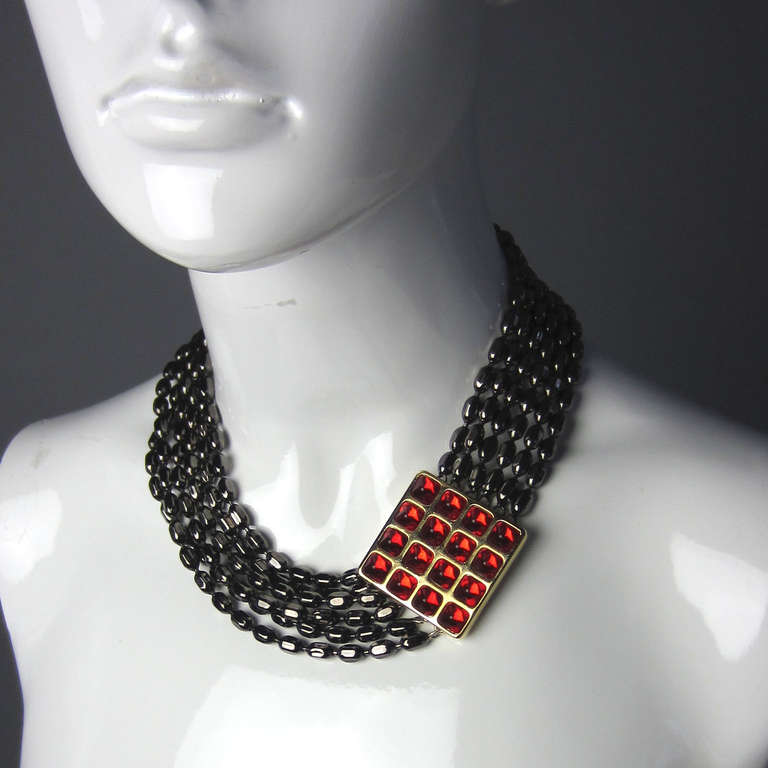 Women's YVES SAINT LAURENT Multi Strand Statement Necklace