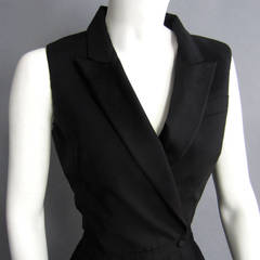 2000s ALEXANDER McQUEEN Tuxedo Jumpsuit