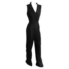 2000s ALEXANDER McQUEEN Tuxedo Jumpsuit