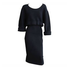 ALAIA Faux 2 Piece Knit Dress