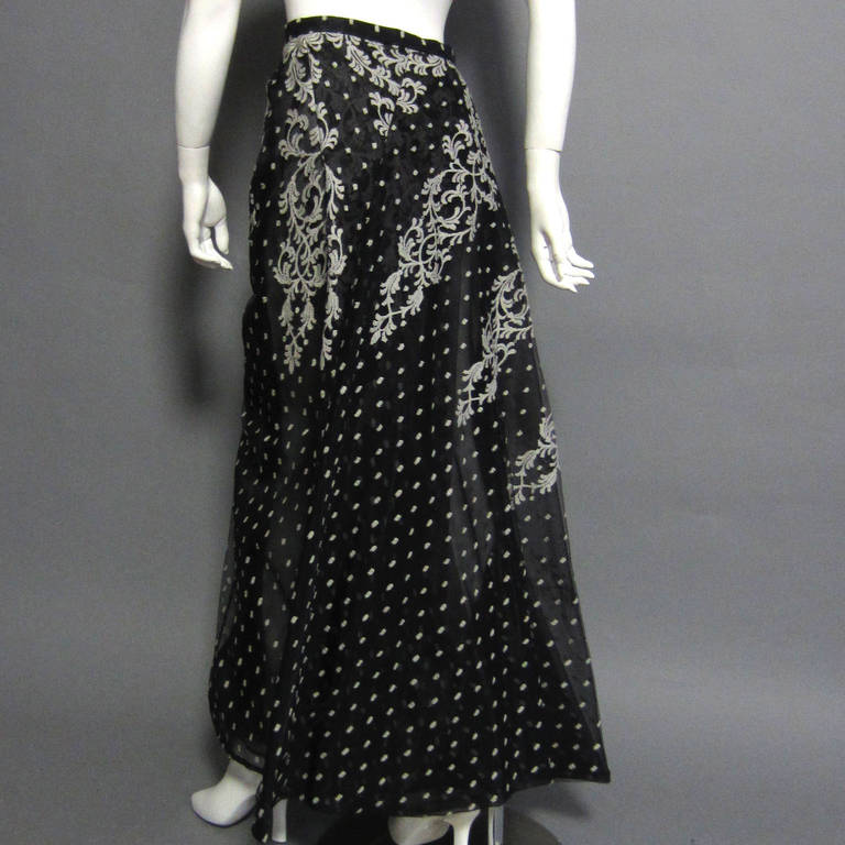 CHRISTIAN LACROIX Lace and Tulle Full Skirt with Matching Shrug 1