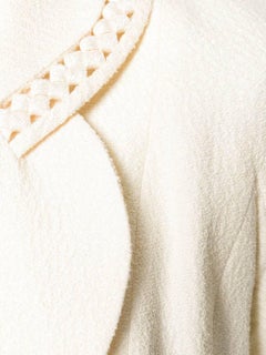 1990s JOHN GALLIANO cut-out detail silk fitted jacket