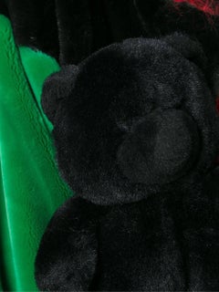 1980s Jean Charles de Castelbajac oversized coat with removable teddy bear