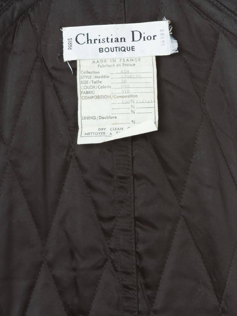 CHRISTIAN DIOR  by John Galliano Padded coat For Sale 2