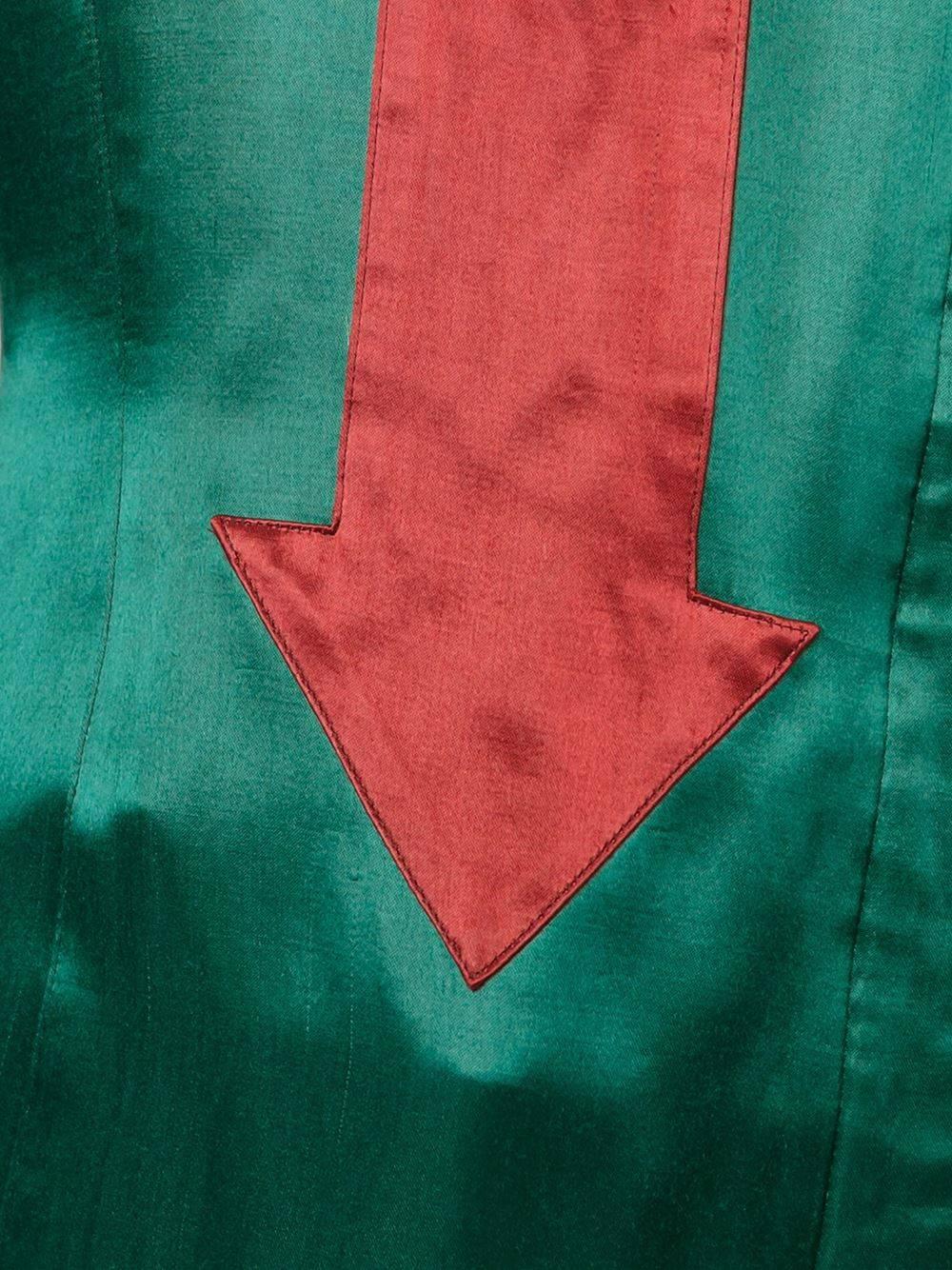 Black 1986/87 JEAN PAUL GAULTIER vintage  arrow appliqué top 'Constructivist' Russian For Sale