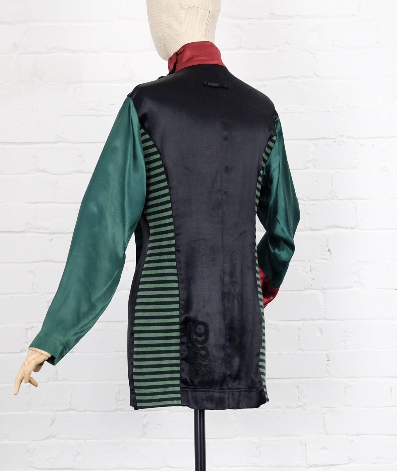 1986/87 JEAN PAUL GAULTIER vintage  arrow appliqué top 'Constructivist' Russian In Good Condition For Sale In London, GB