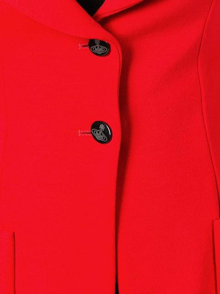 Red wool patch pocket jacket VIVIENNE WESTWOOD Gold Label For Sale at ...