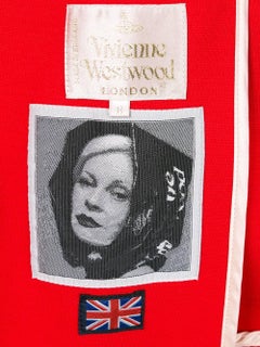 Red wool patch pocket jacket VIVIENNE WESTWOOD Gold Label